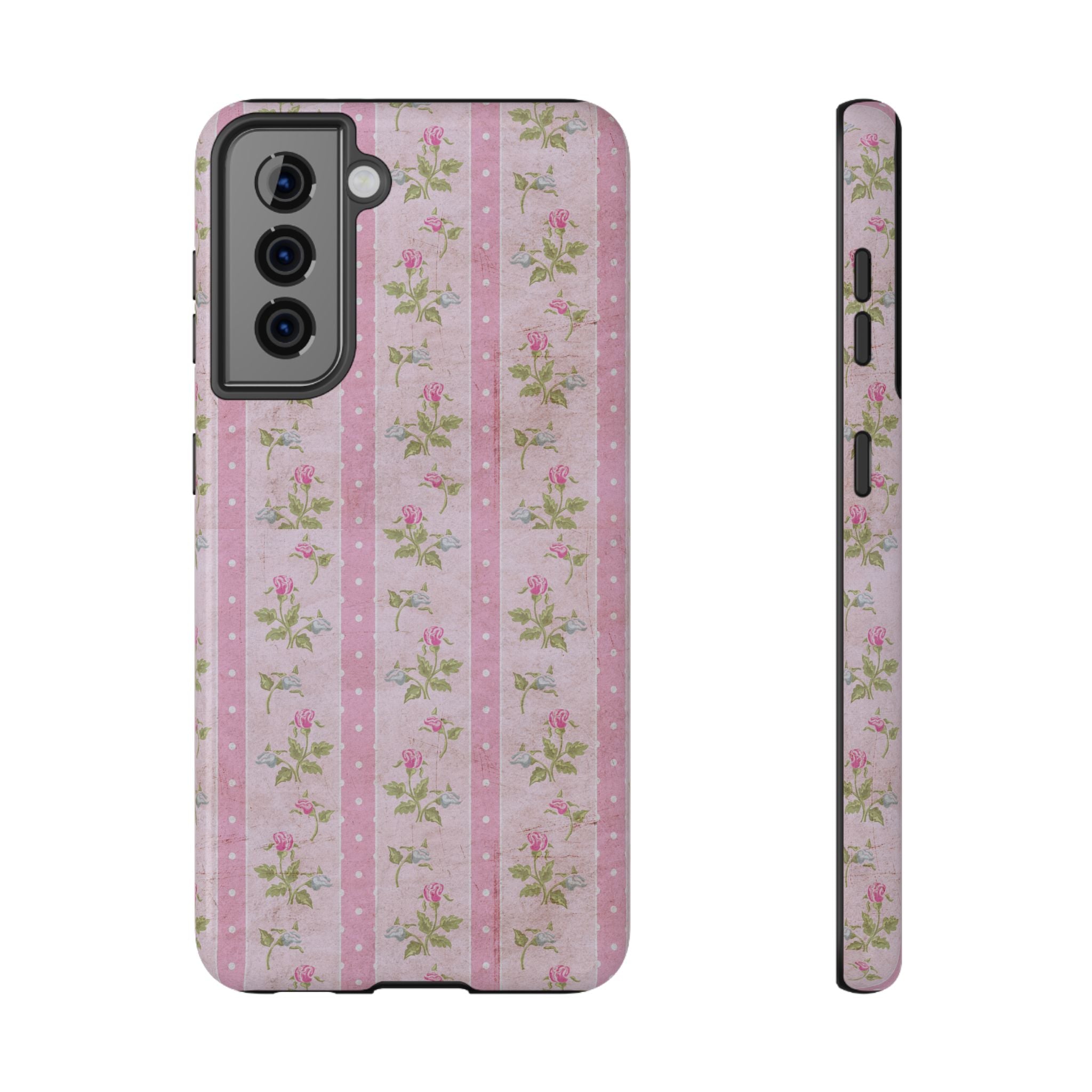 Impact-Resistant Phone Case, Inspirational Quote Case, Gift for Her, Bible Verse Decor, Floral Design Phone Cover