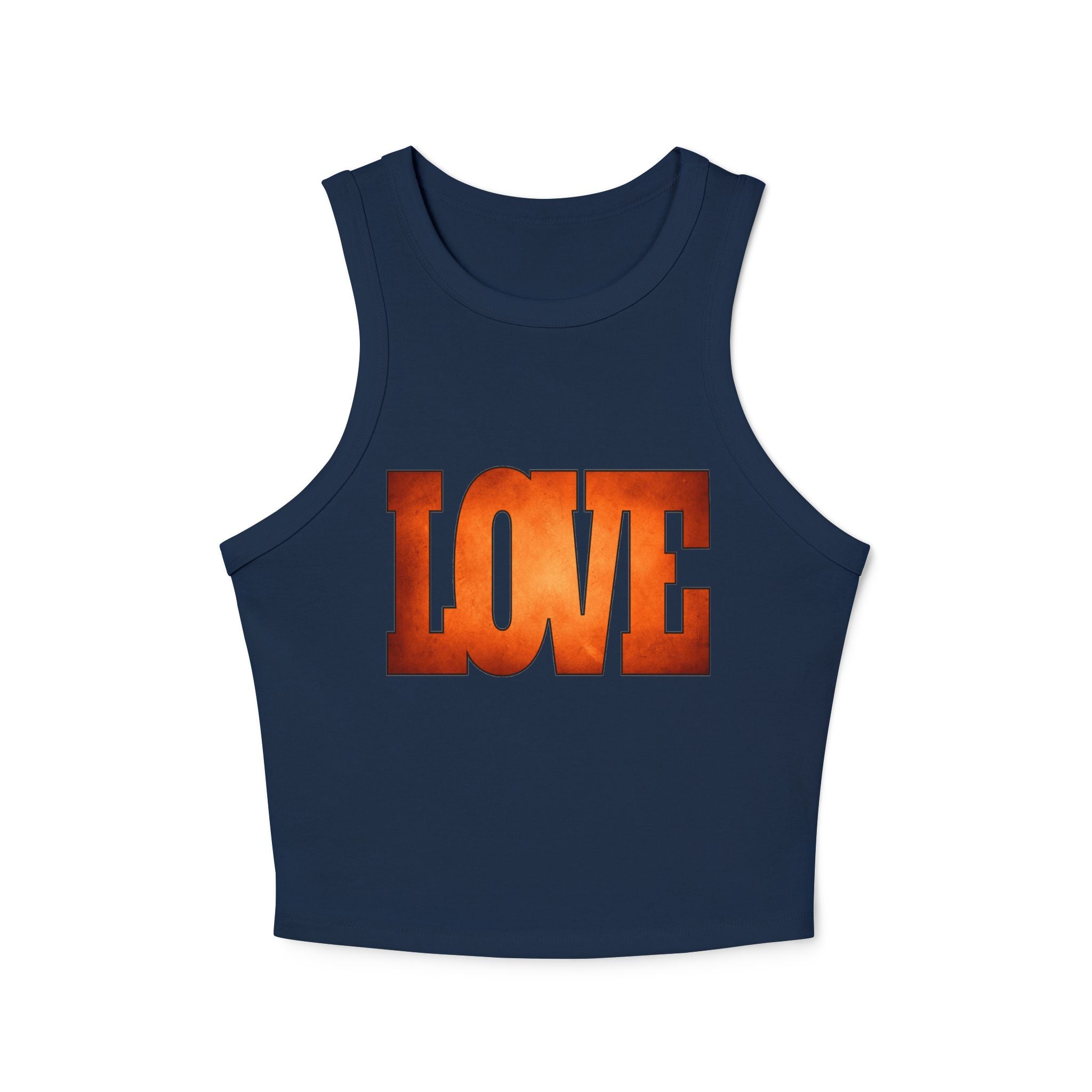 Customizable Orange Love Tank Top