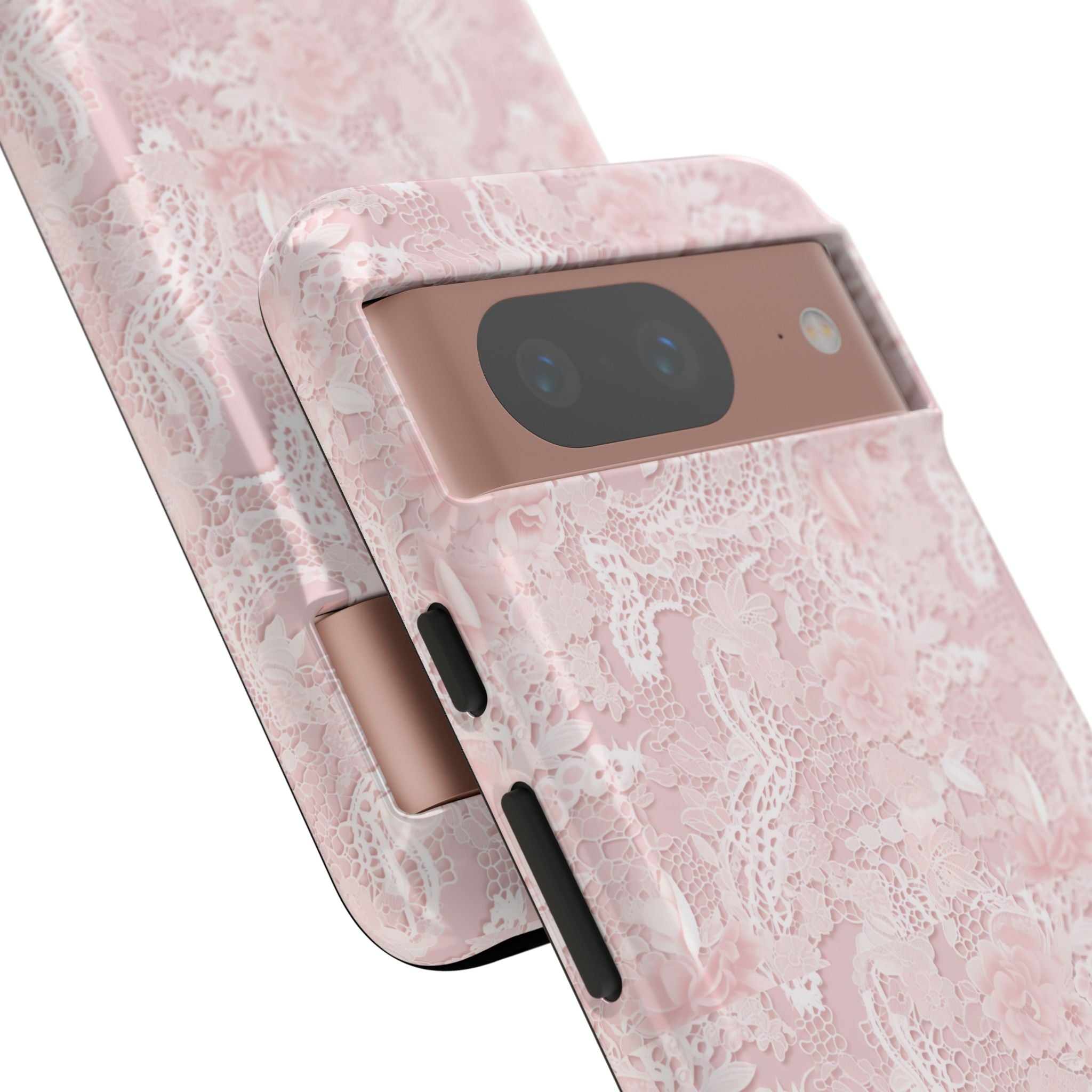 Customizable: Pink Floral Phone Case, Stylish Tough Cases, Unique Gift for Her, Cute Phone Accessories, Floral Tech Cover