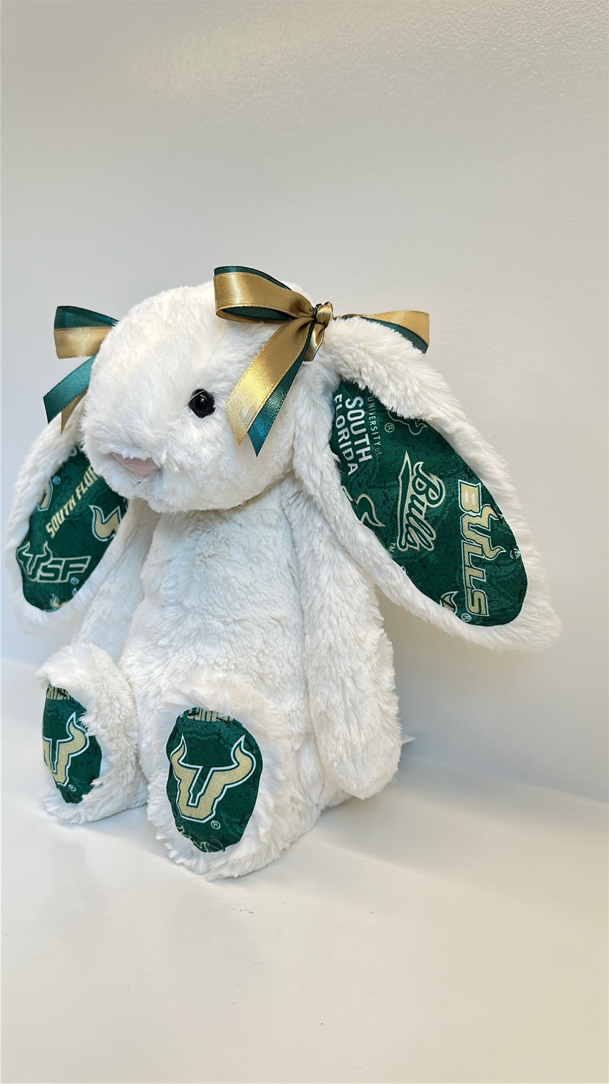 University of South Florida (USF) Custom College Jellycat Bashful Bunny