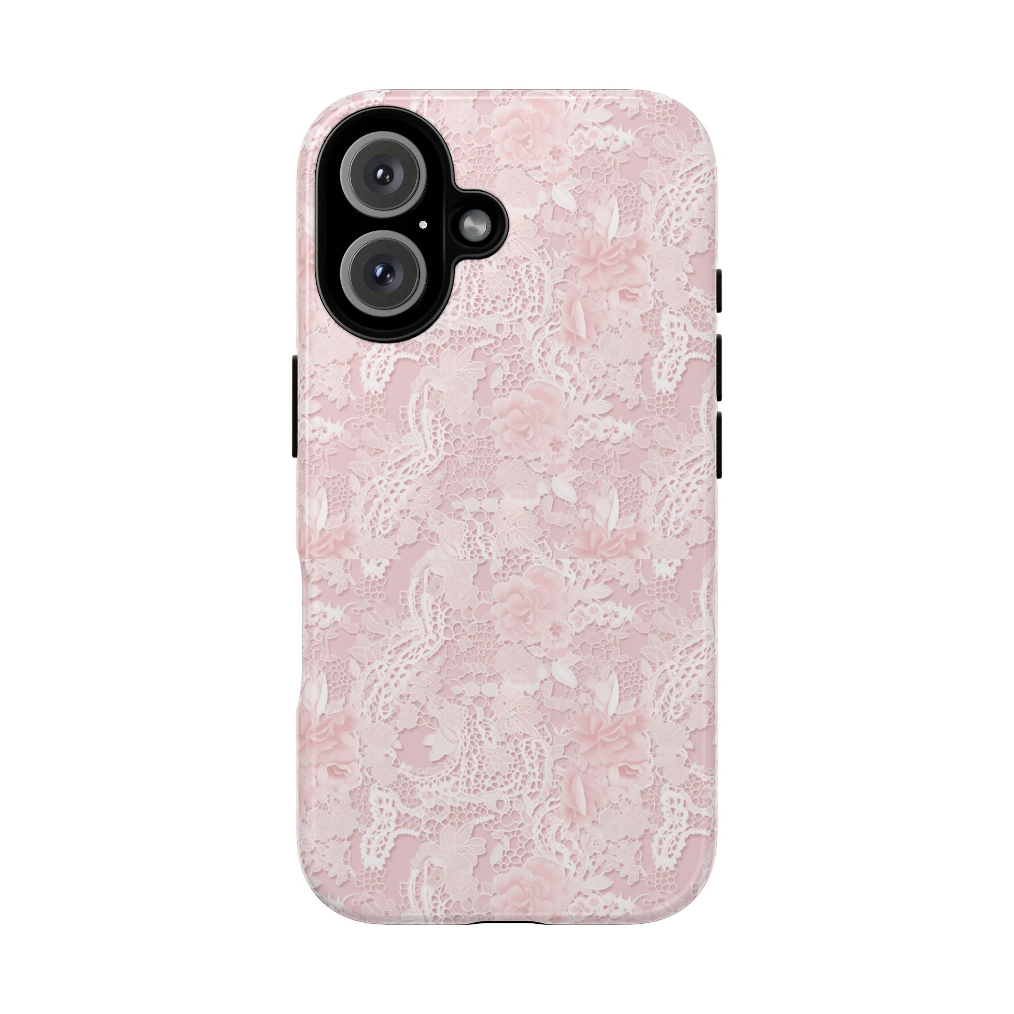 Customizable: Pink Floral Phone Case, Stylish Tough Cases, Unique Gift for Her, Cute Phone Accessories, Floral Tech Cover