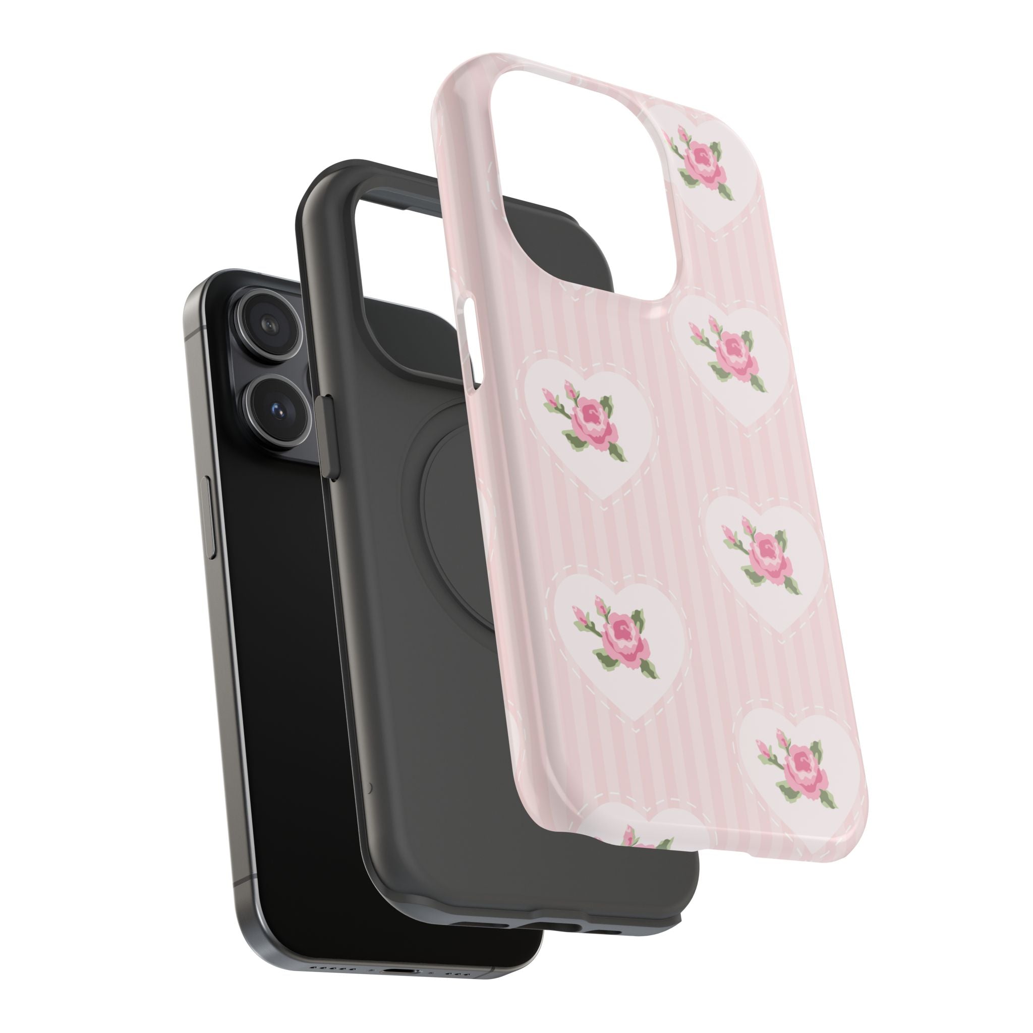 Customizable: Floral Heart Phone Case