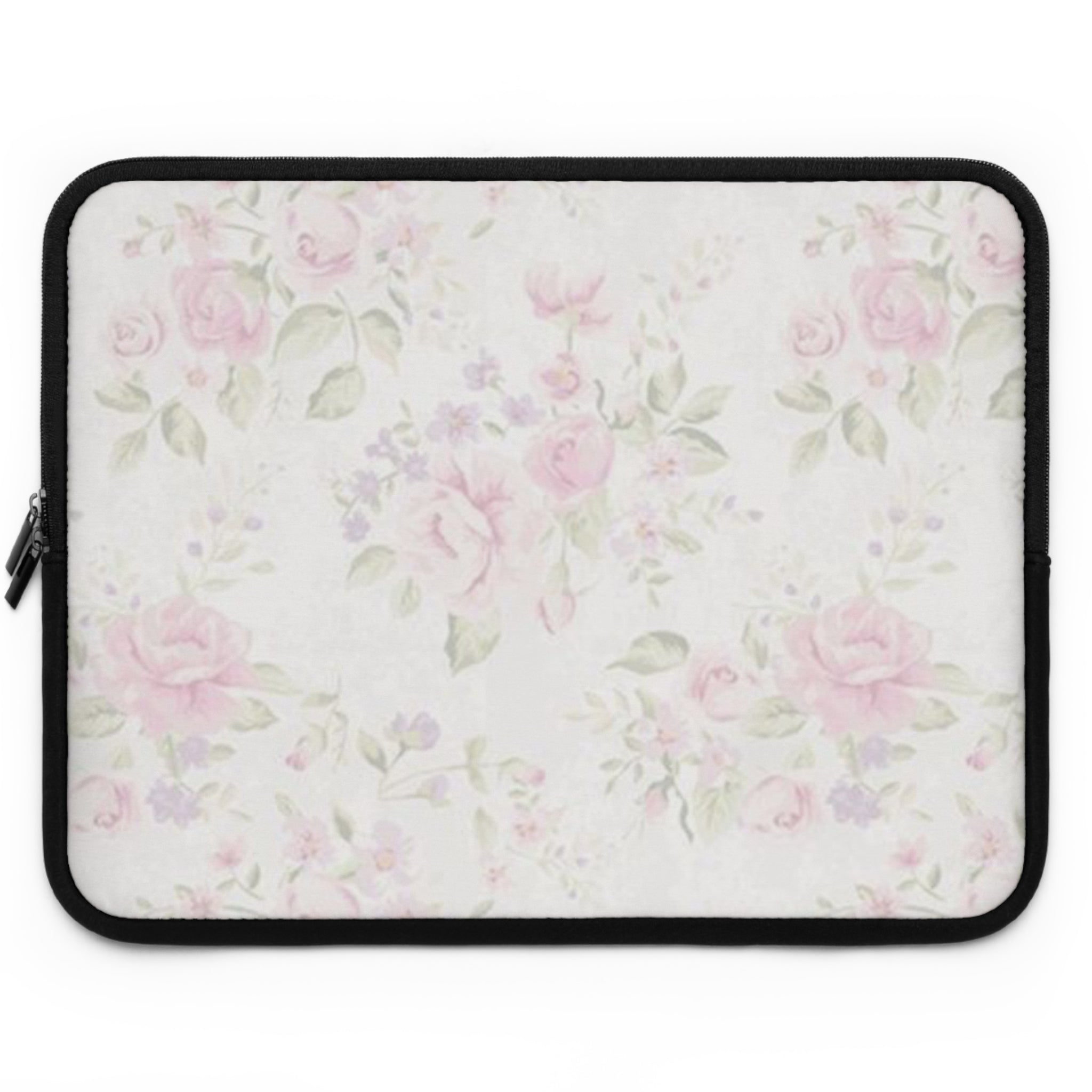 Chic Floral Laptop Sleeve - Stylish Tech Accessory for Women, Cute Gift for Students, Mother's Day, Birthday