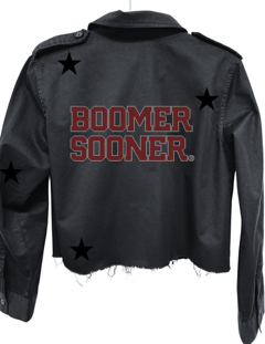 University of Oklahoma Boomer Sooner Black Shacket