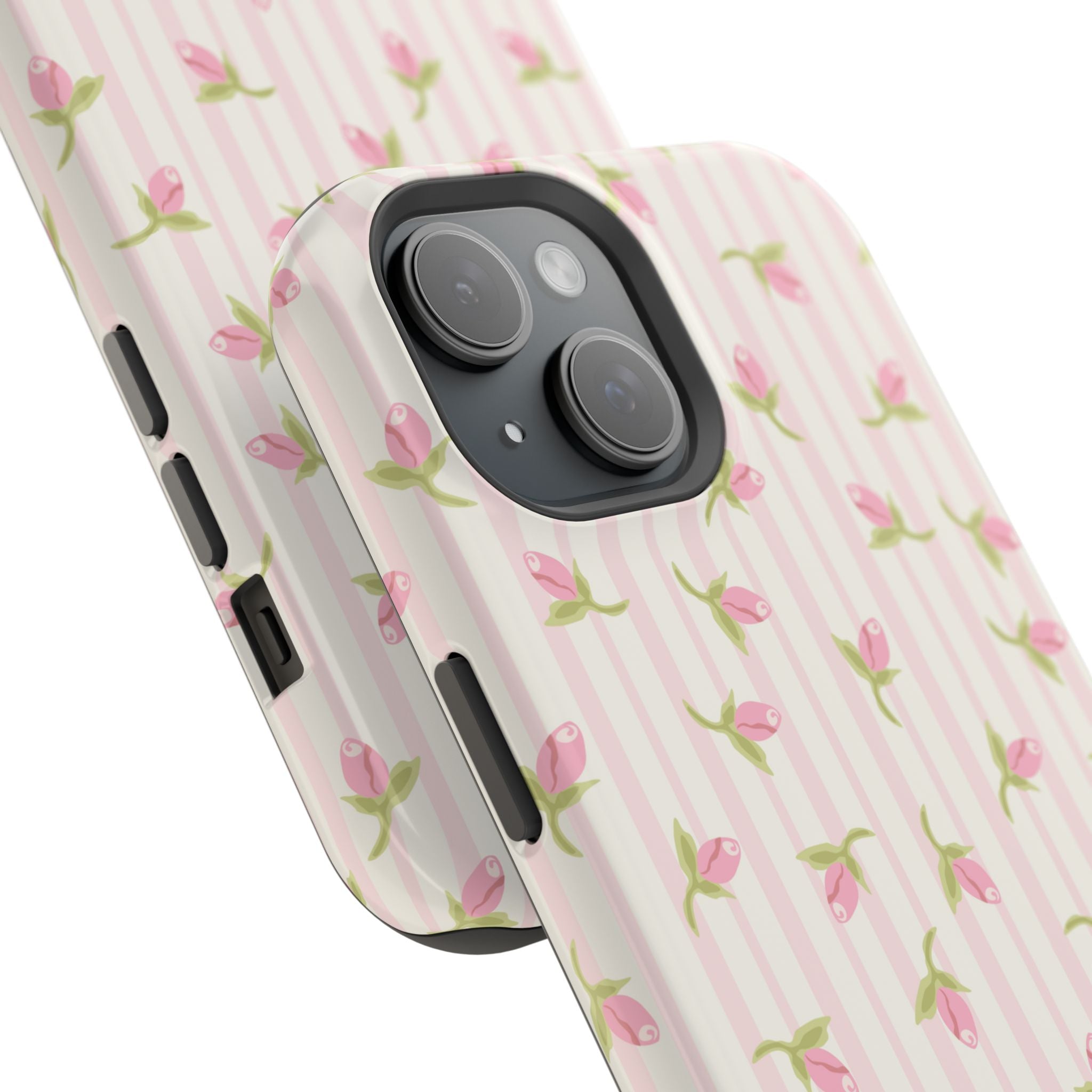 Customizable: Floral Impact-Resistant Phone Case