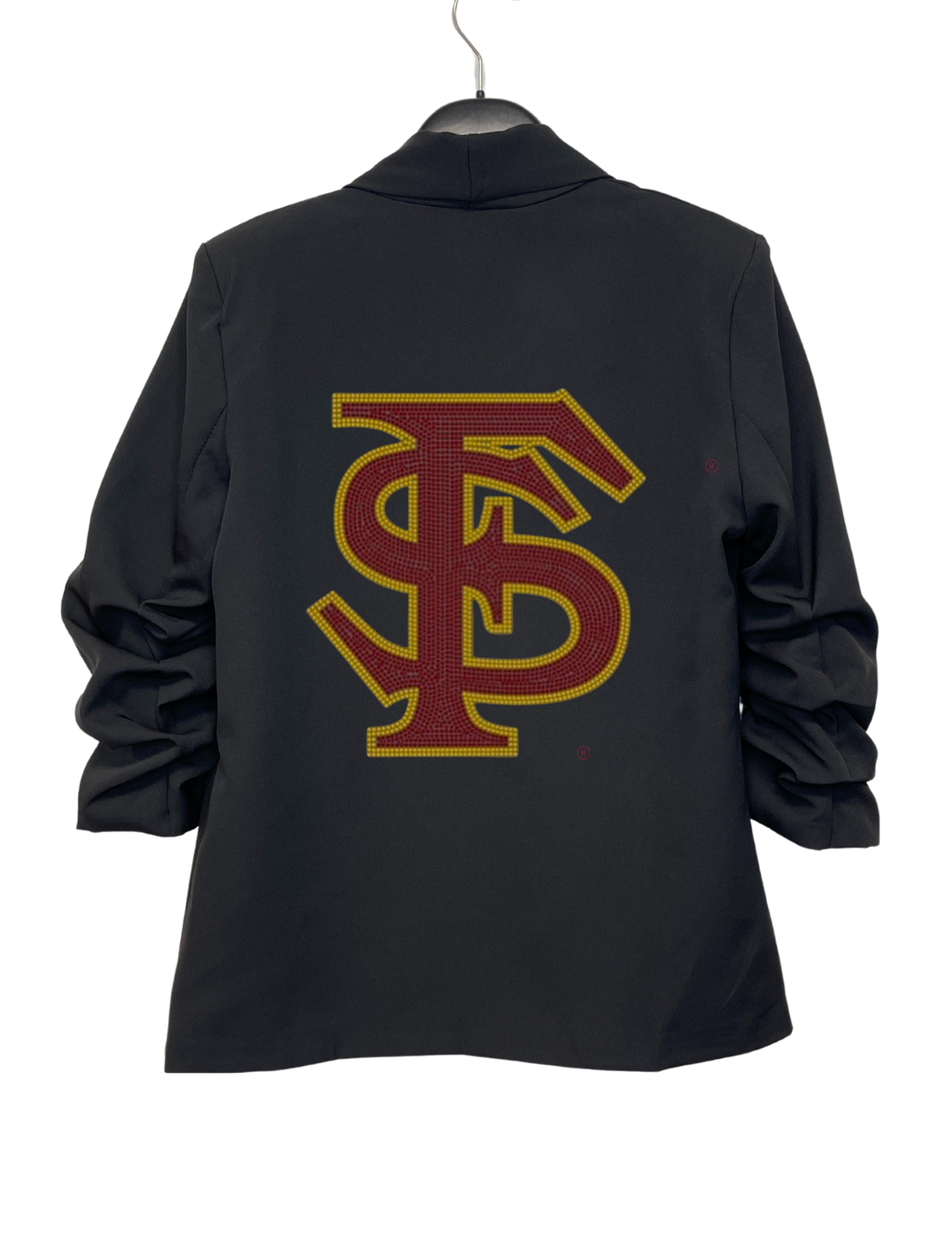 Florida State FS Black Ruched Blazer