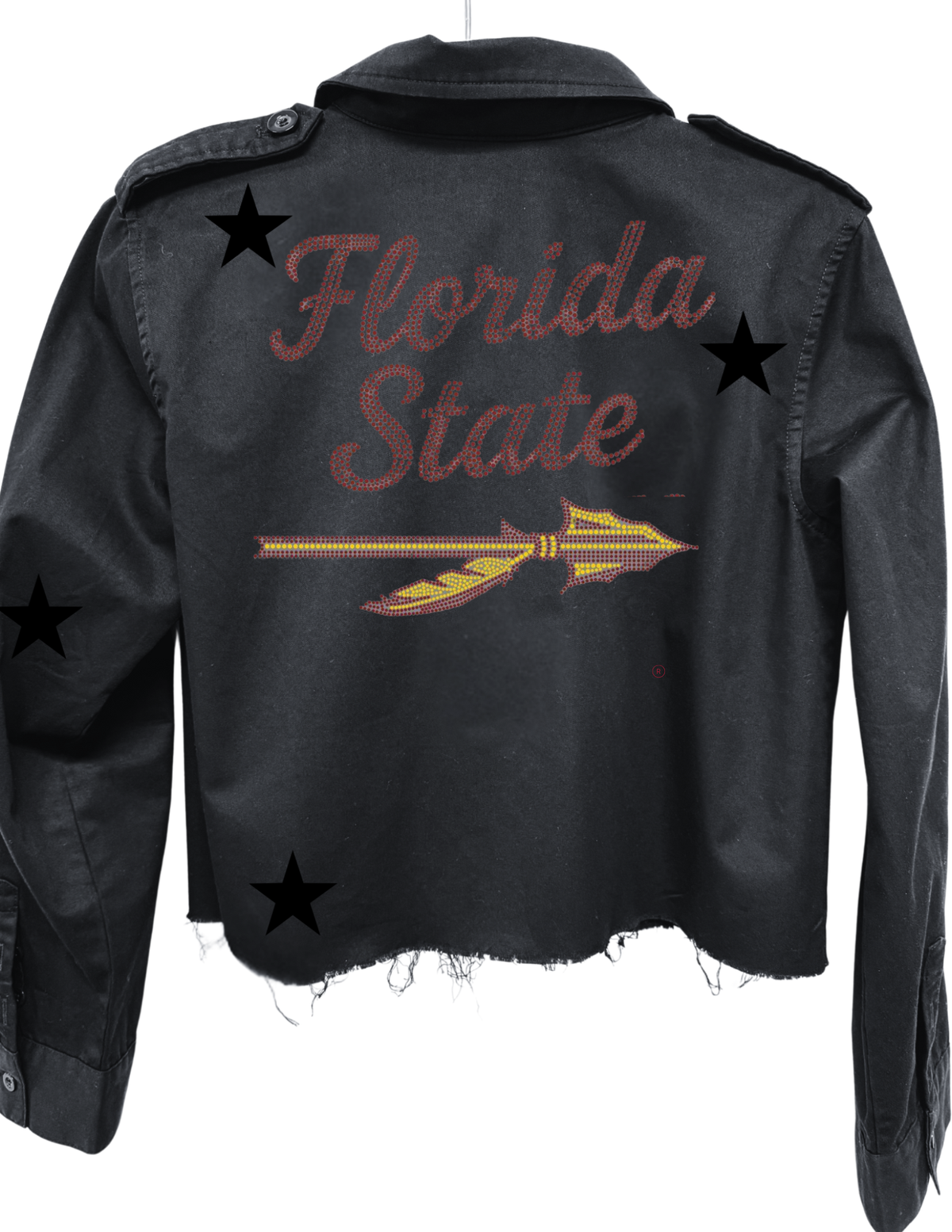 Florida State Arrow Black Shacket