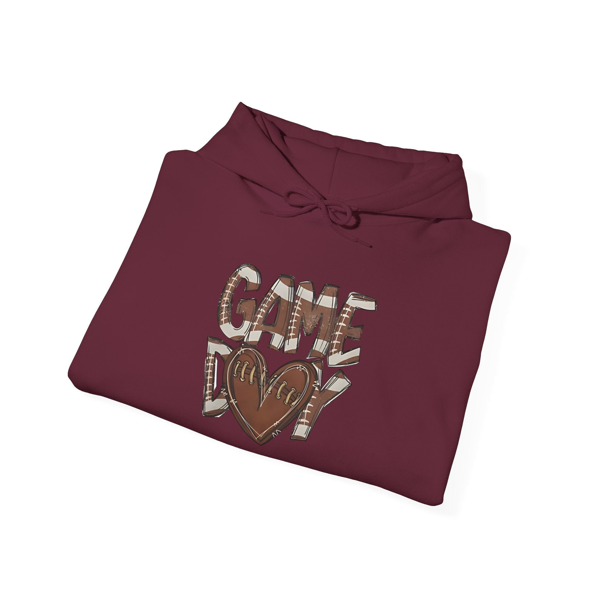 Football Heart Game Day Hoodie