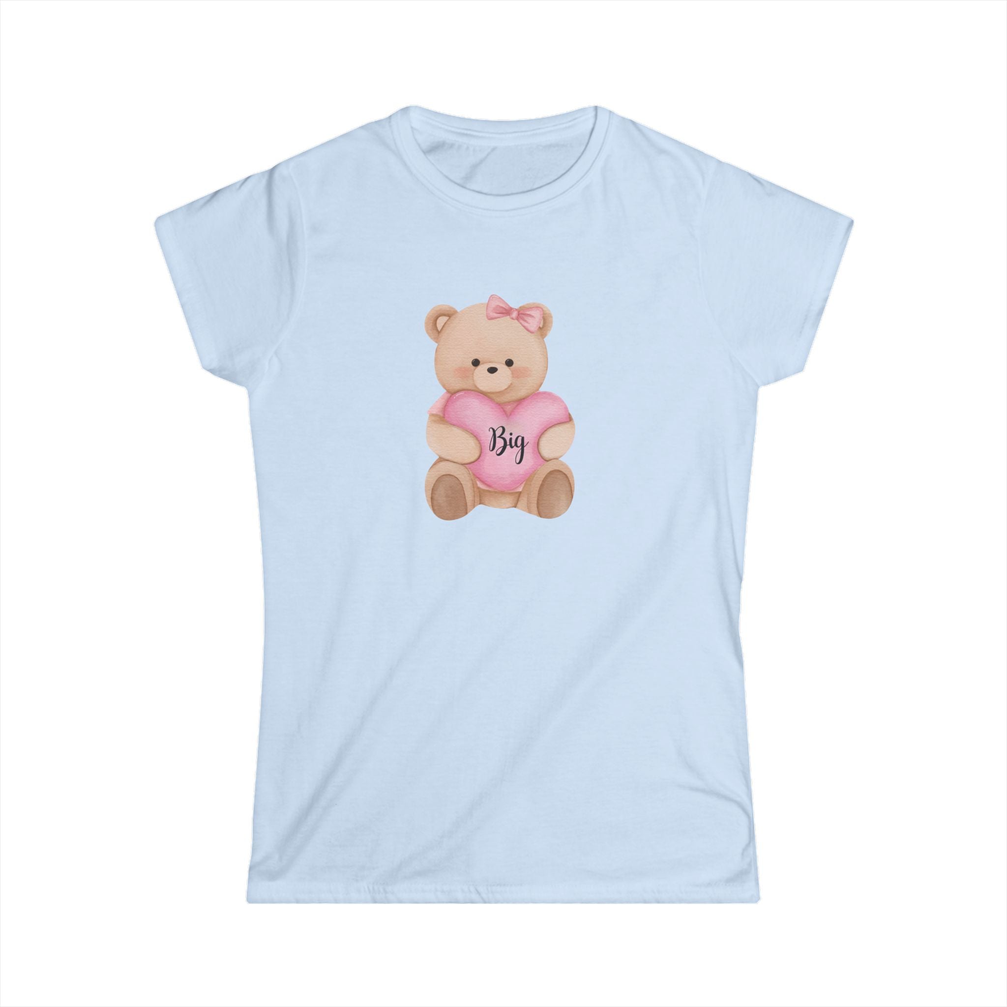 Customizable Sorority Bear Big/Little Reveal Tee: Big