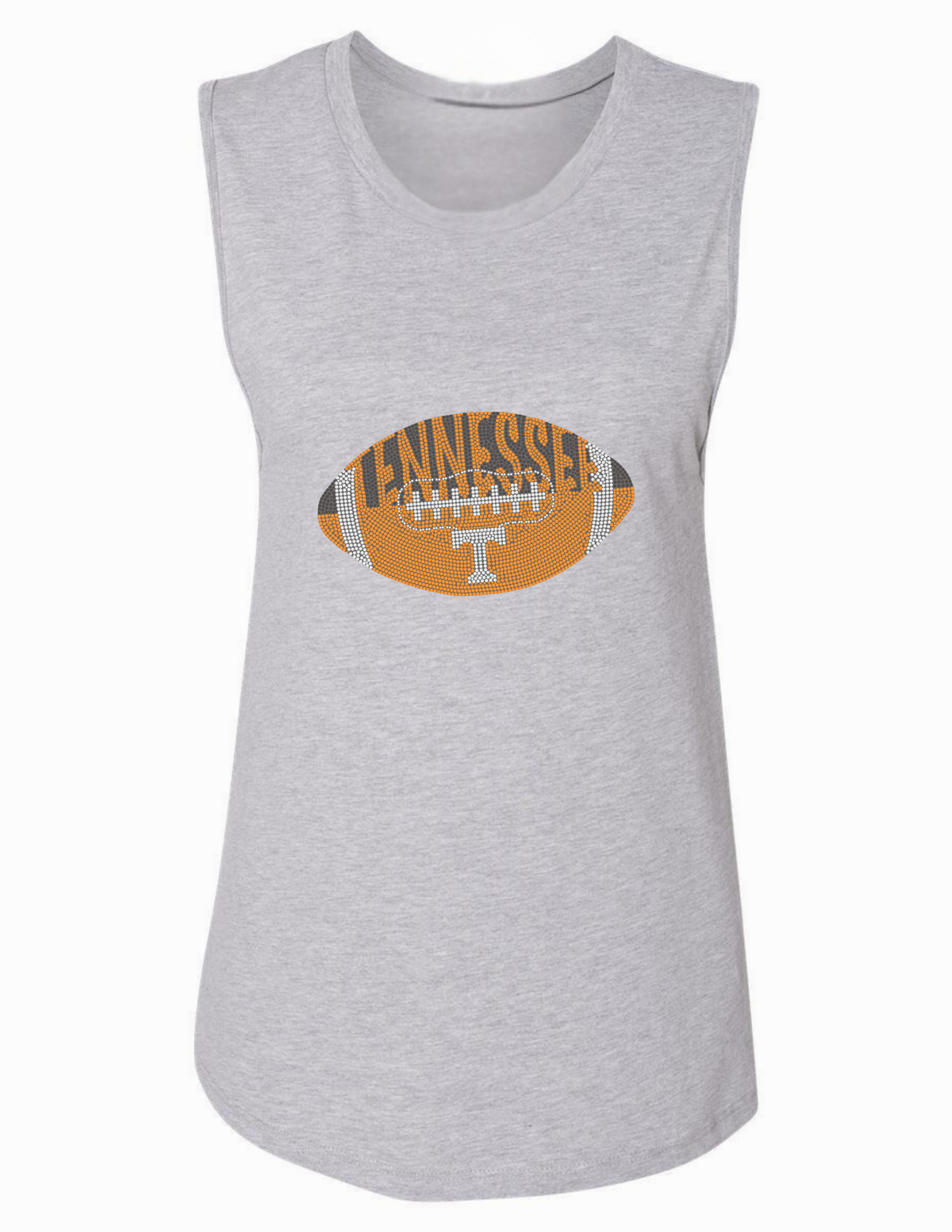 Tennessee Vols Football Gray Tank Top