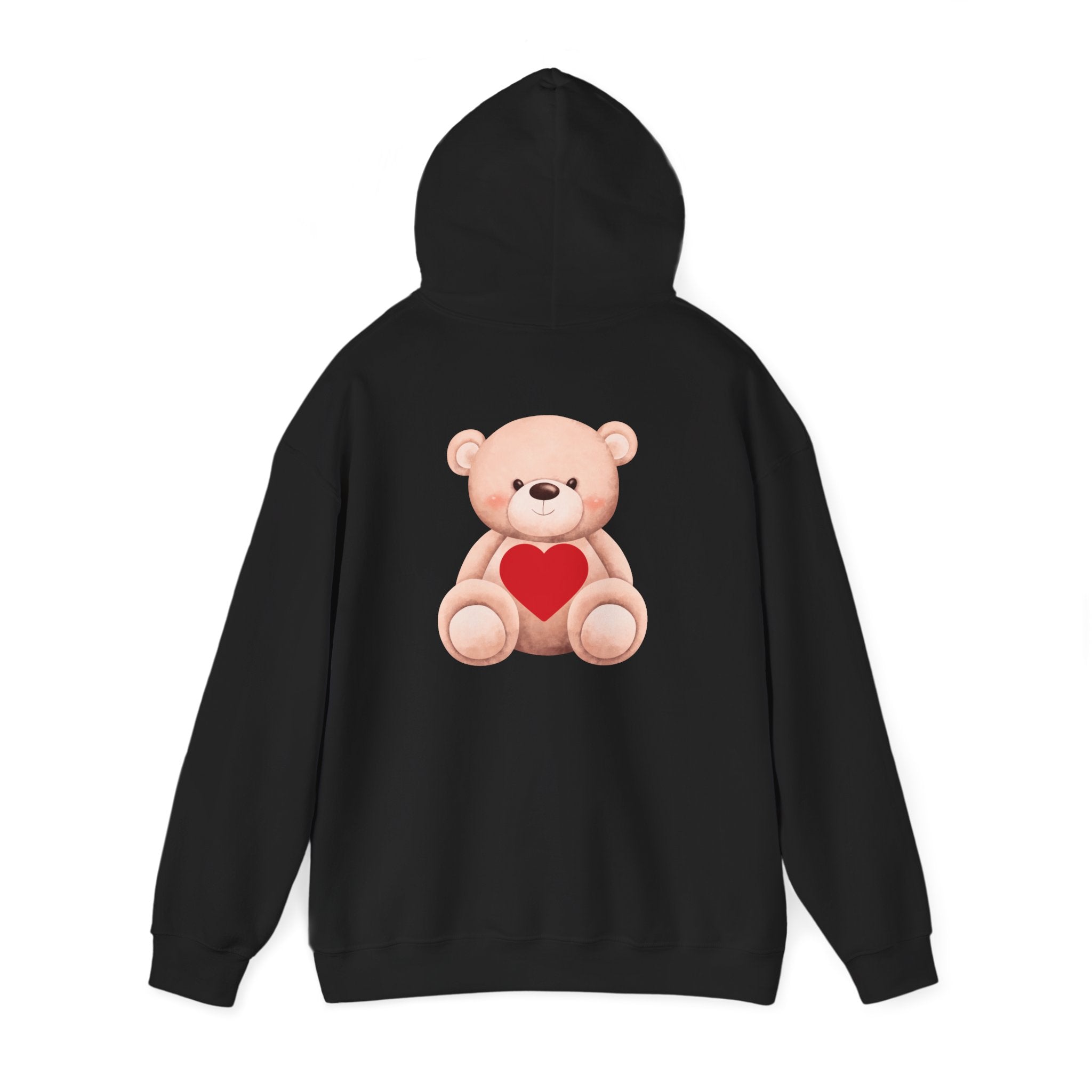 Customizable: Bear Heart Hoodie - Personalizable School Spirit Apparel
