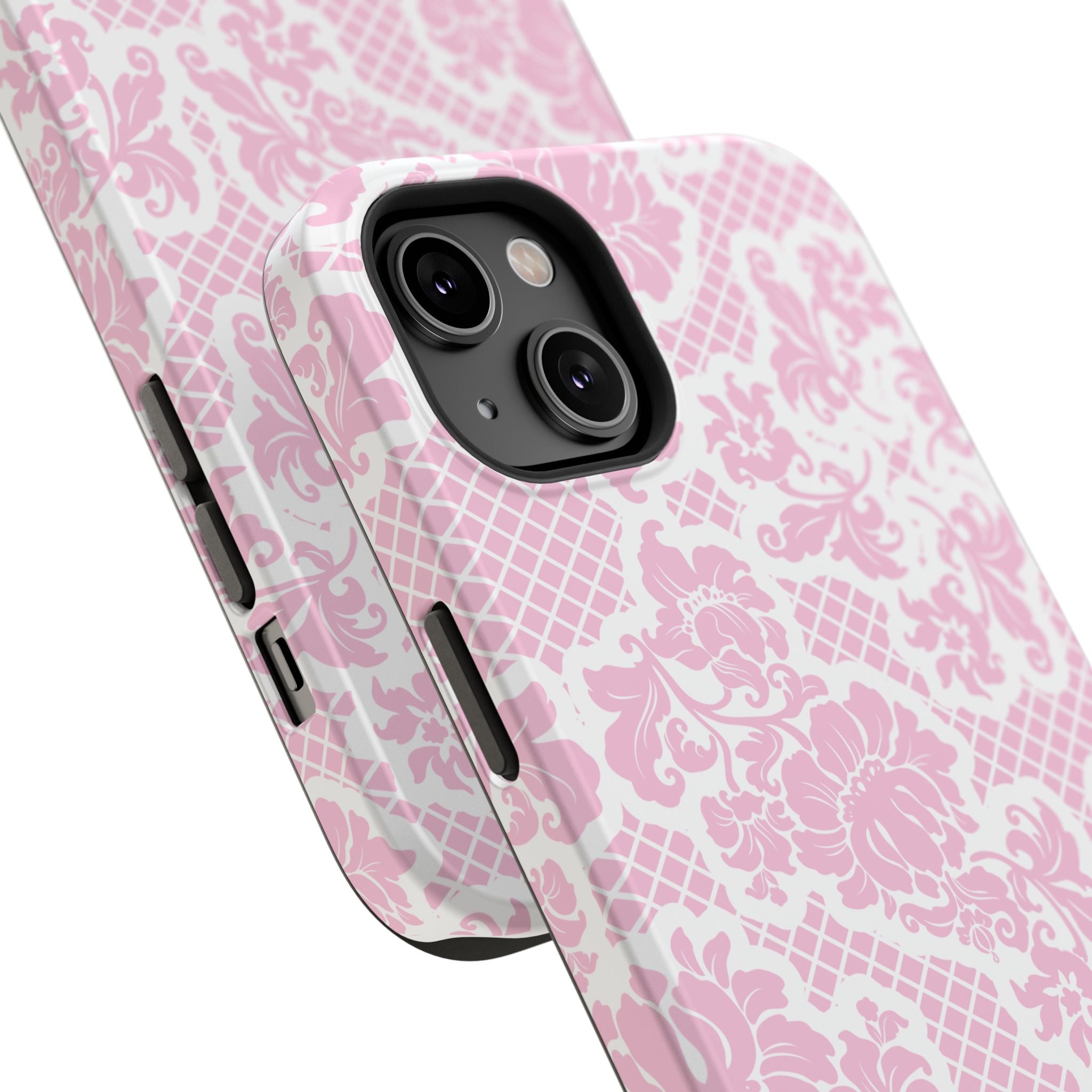 Customizable: Pink Lace Inspired Elegantly Chic Impact-Resistant Case