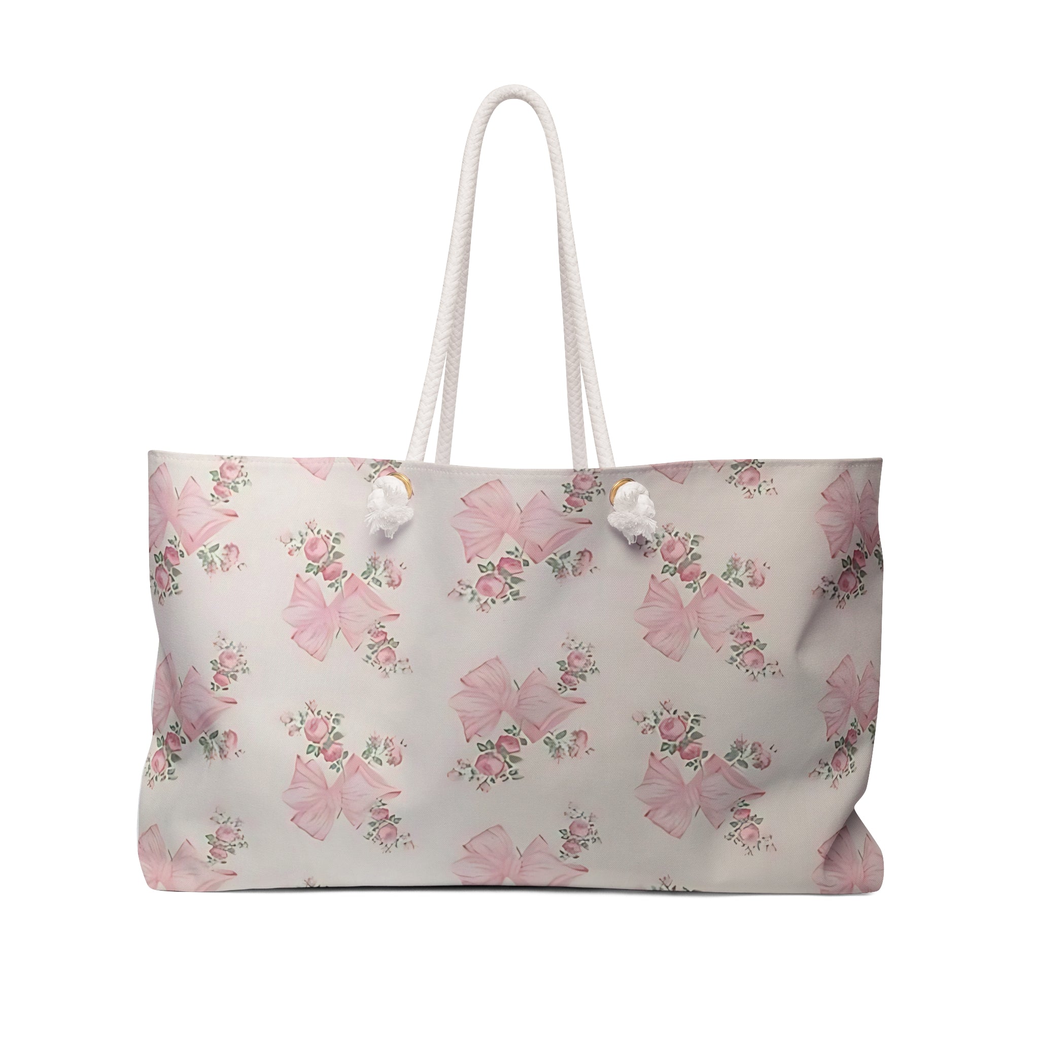 Floral Pink Weekender Bag, Stylish Travel Tote, Perfect for Beach, Gym, Weekend Getaway, Gift for Her