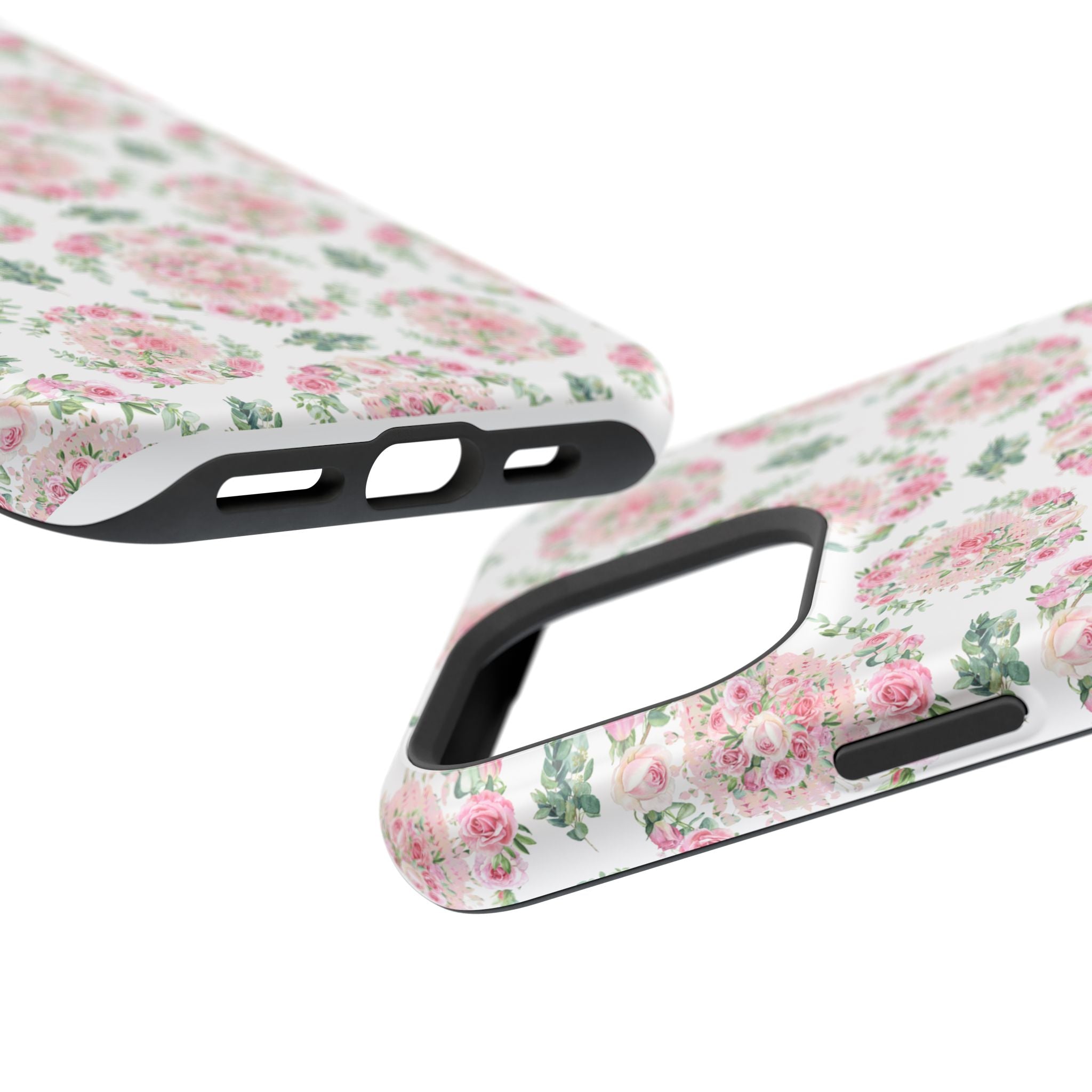 Customizable: Floral Impact-Resistant Phone Case