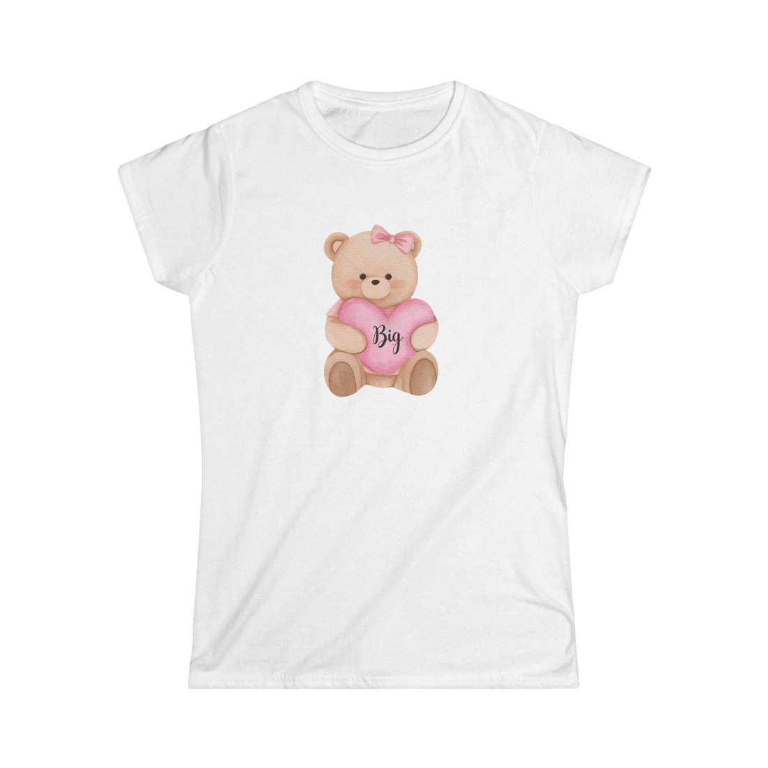 Customizable Sorority Bear Big/Little Reveal Tee: Big