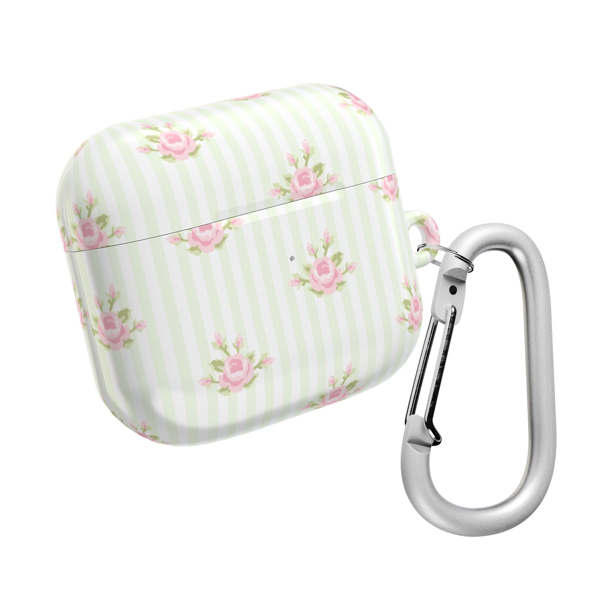 Floral AirPod Cases | Cute Tech Accessory, Gift for Her, Floral Pattern, Spring Vibes, Rose Design, Trendy Earbud Case
