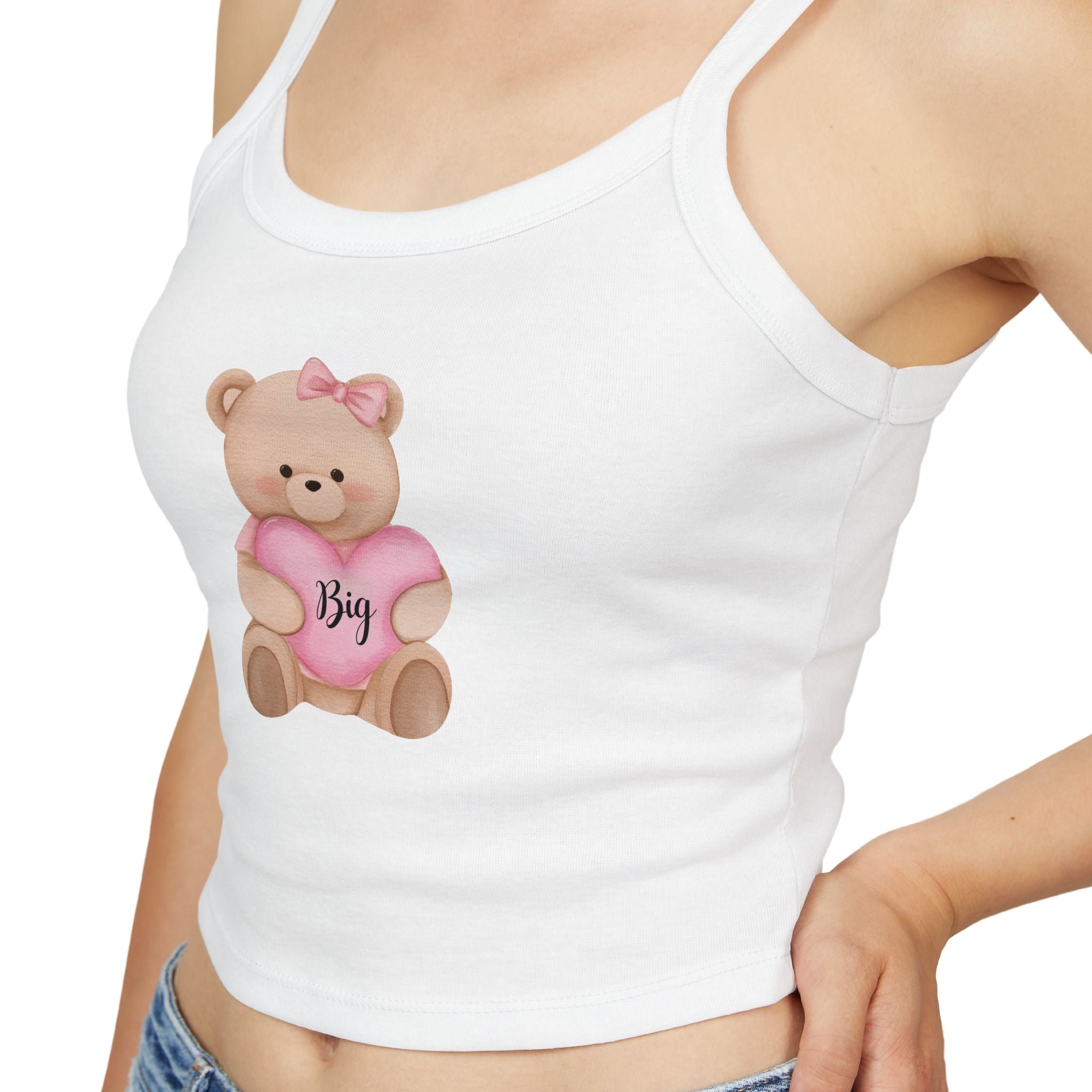 Customizable Sorority Big/Little  Reveal Bear Tank: Big