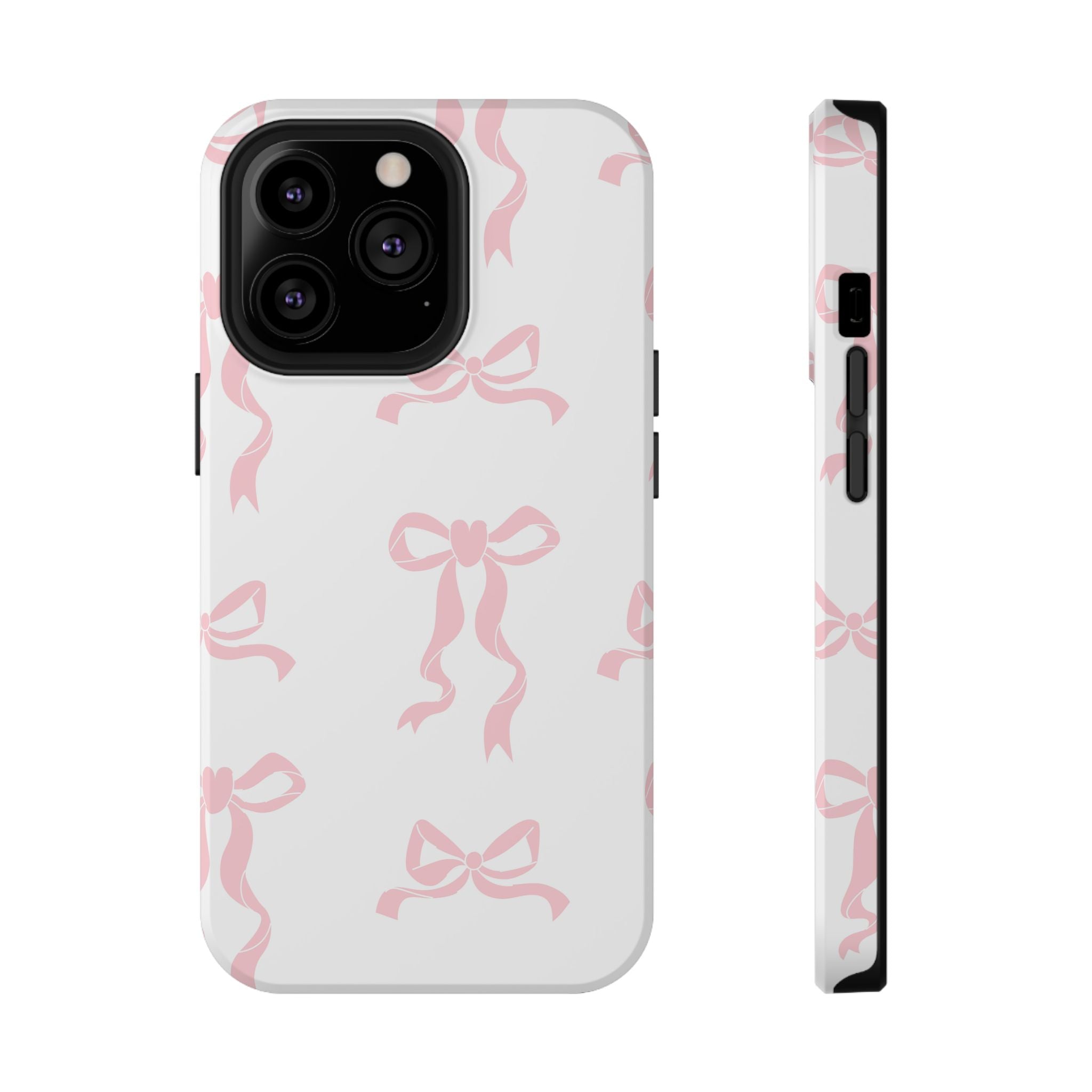 Customizable Cute Bow Pattern Phone Case