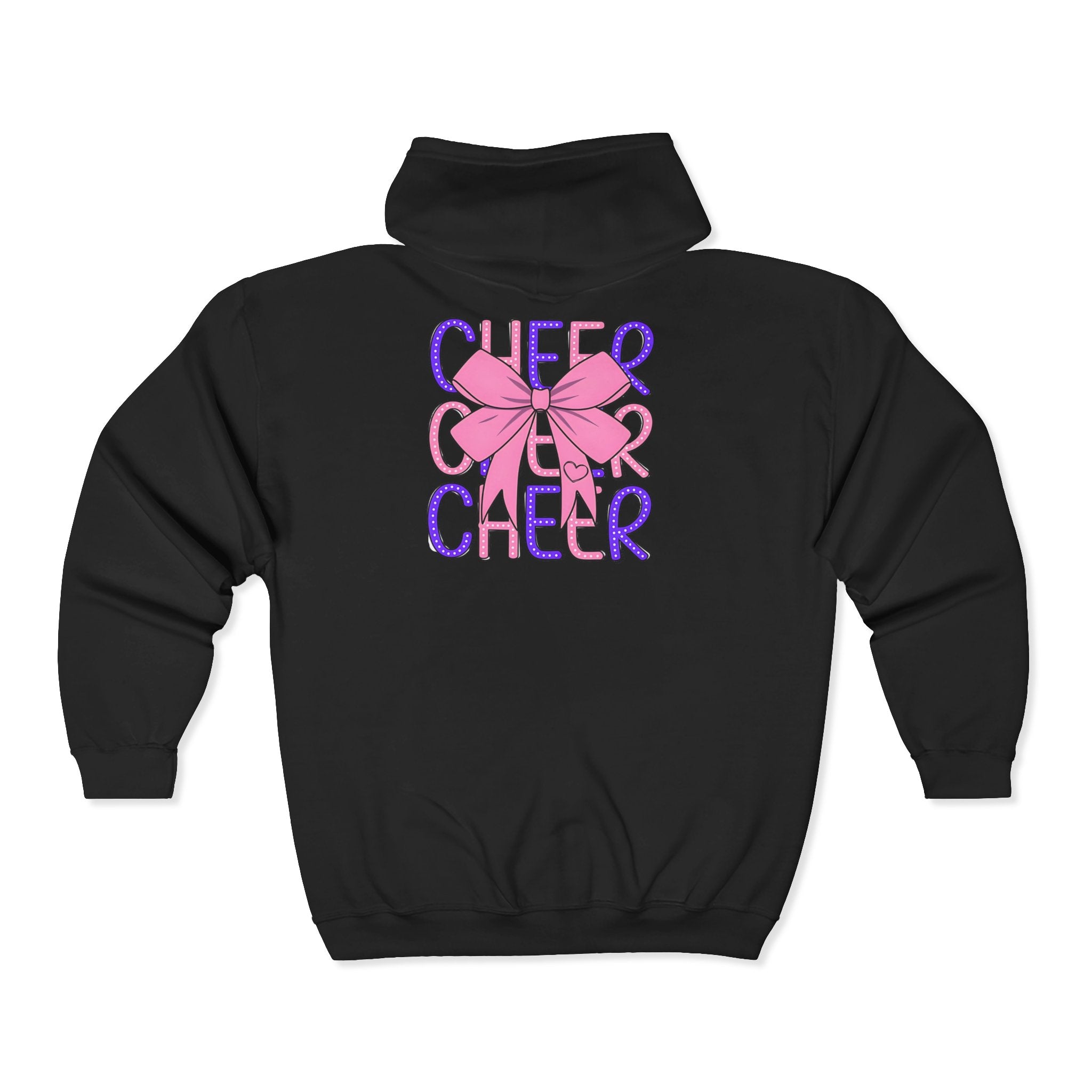 Personalized Cheer Zip Up Hoodie