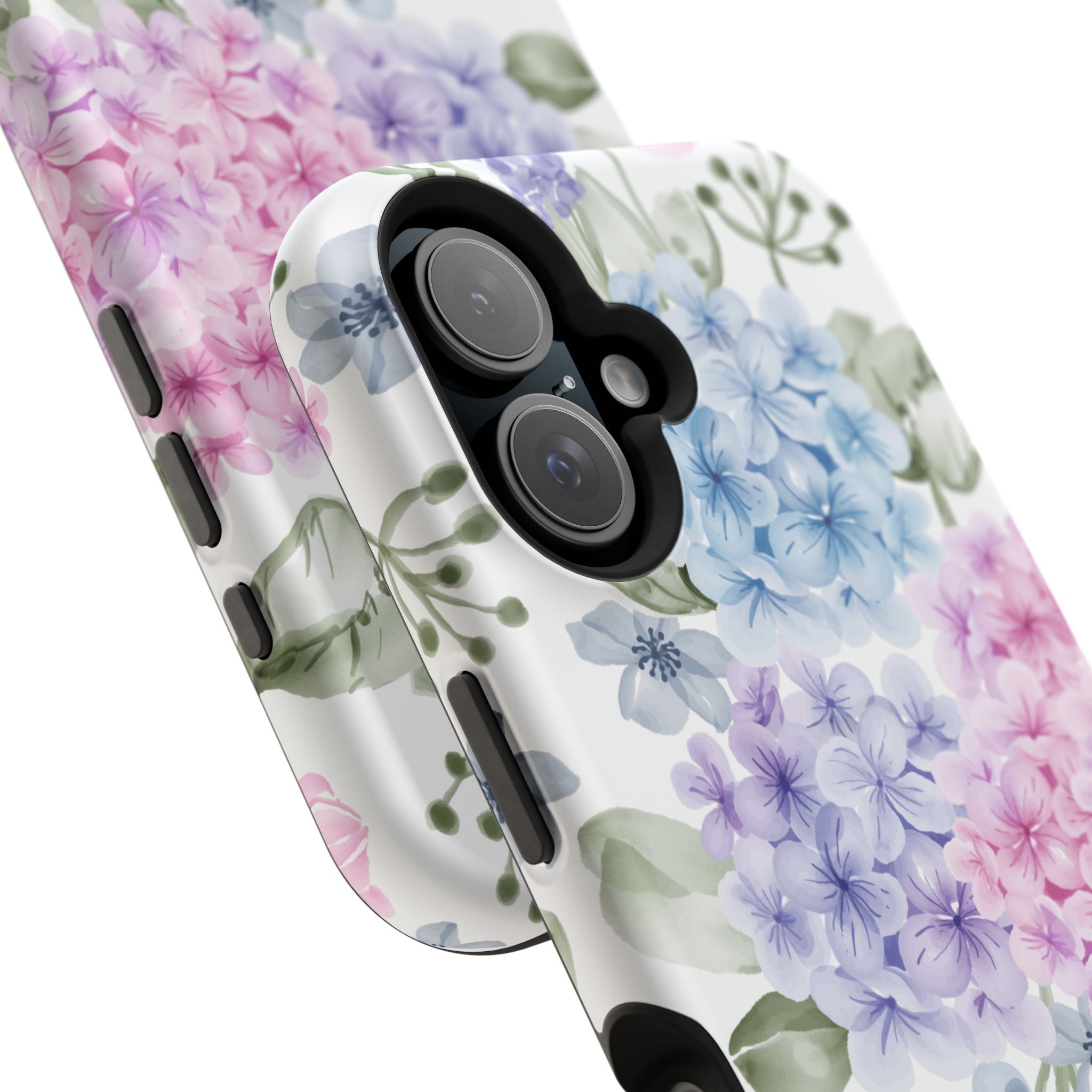 Customizable: Floral Hydrangea Impact-Resistant Phone Case