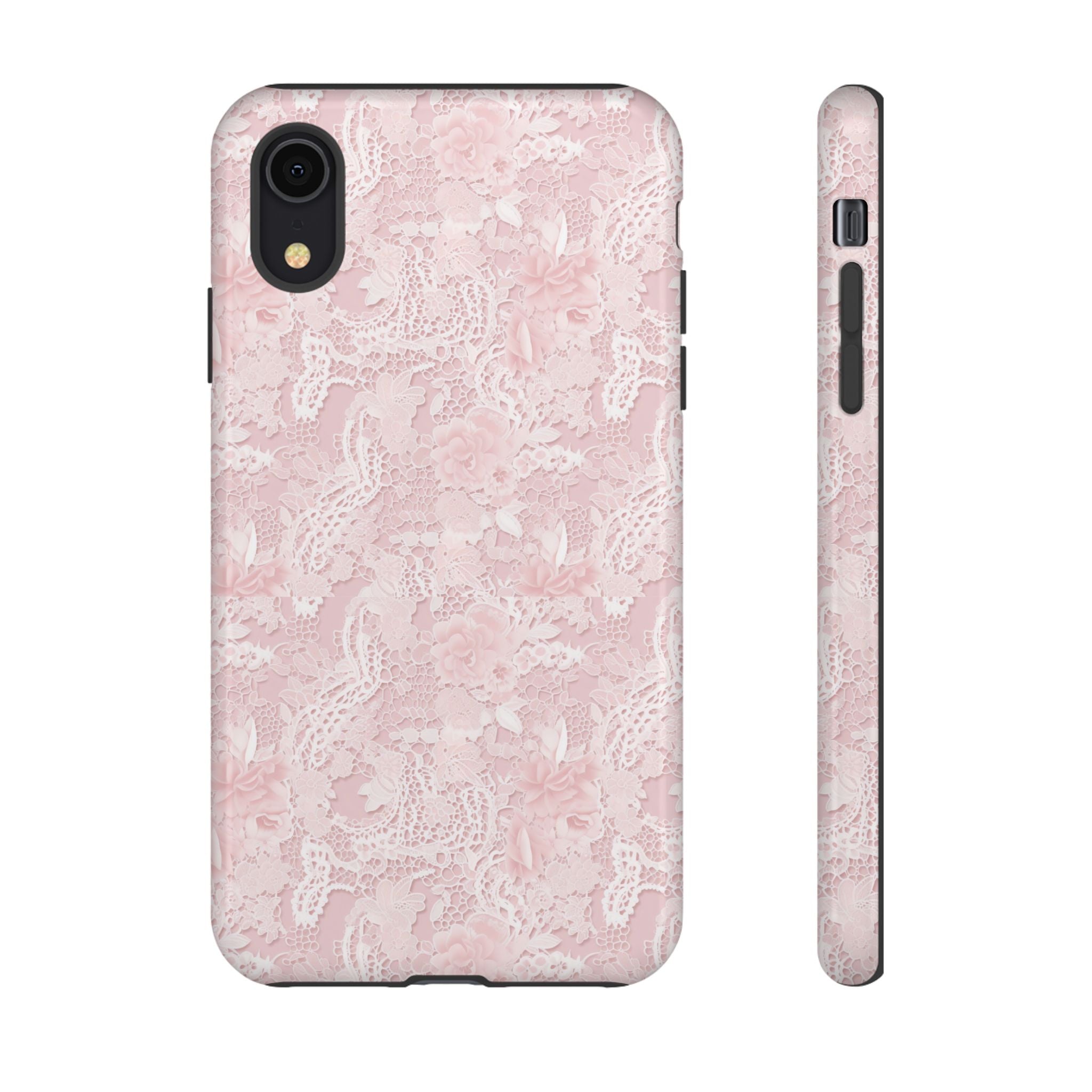 Customizable: Pink Floral Phone Case, Stylish Tough Cases, Unique Gift for Her, Cute Phone Accessories, Floral Tech Cover
