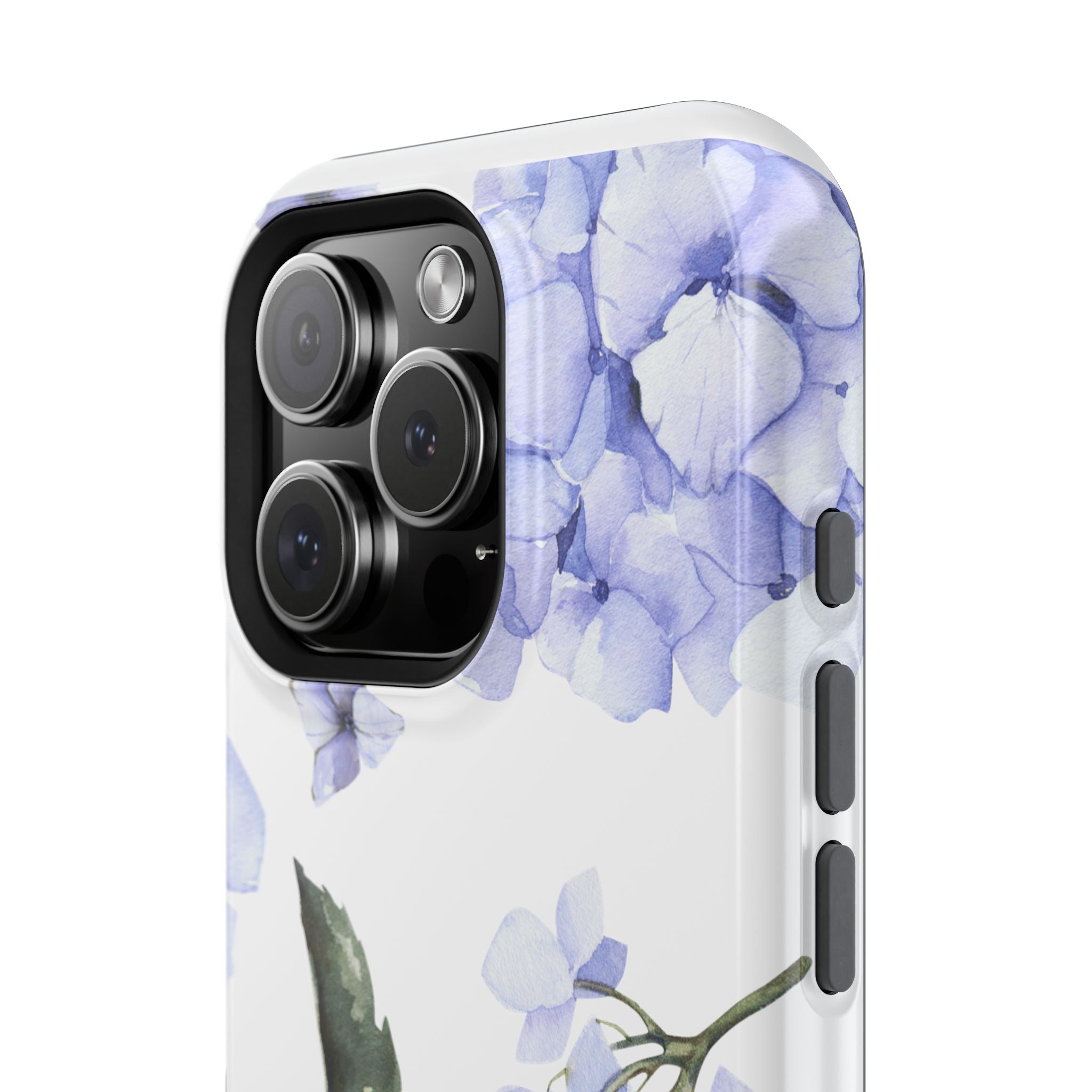 Customizable: Floral Purple Hydrangea Impact-Resistant Phone Case