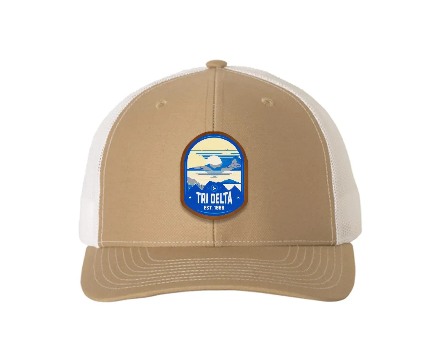 Tri Delta Richardson 112 UV Print Leatherette Patch Trucker Hat - Ventura