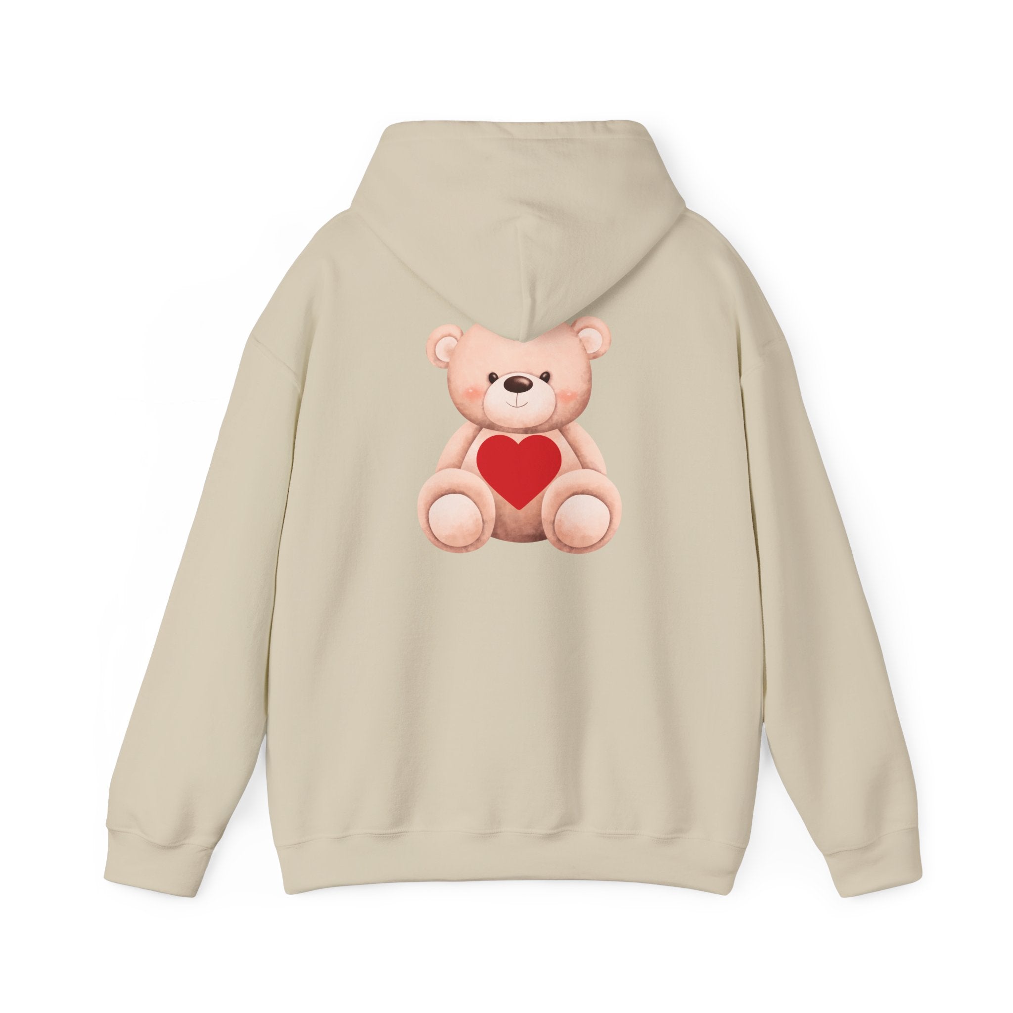 Customizable: Bear Heart Hoodie - Personalizable School Spirit Apparel
