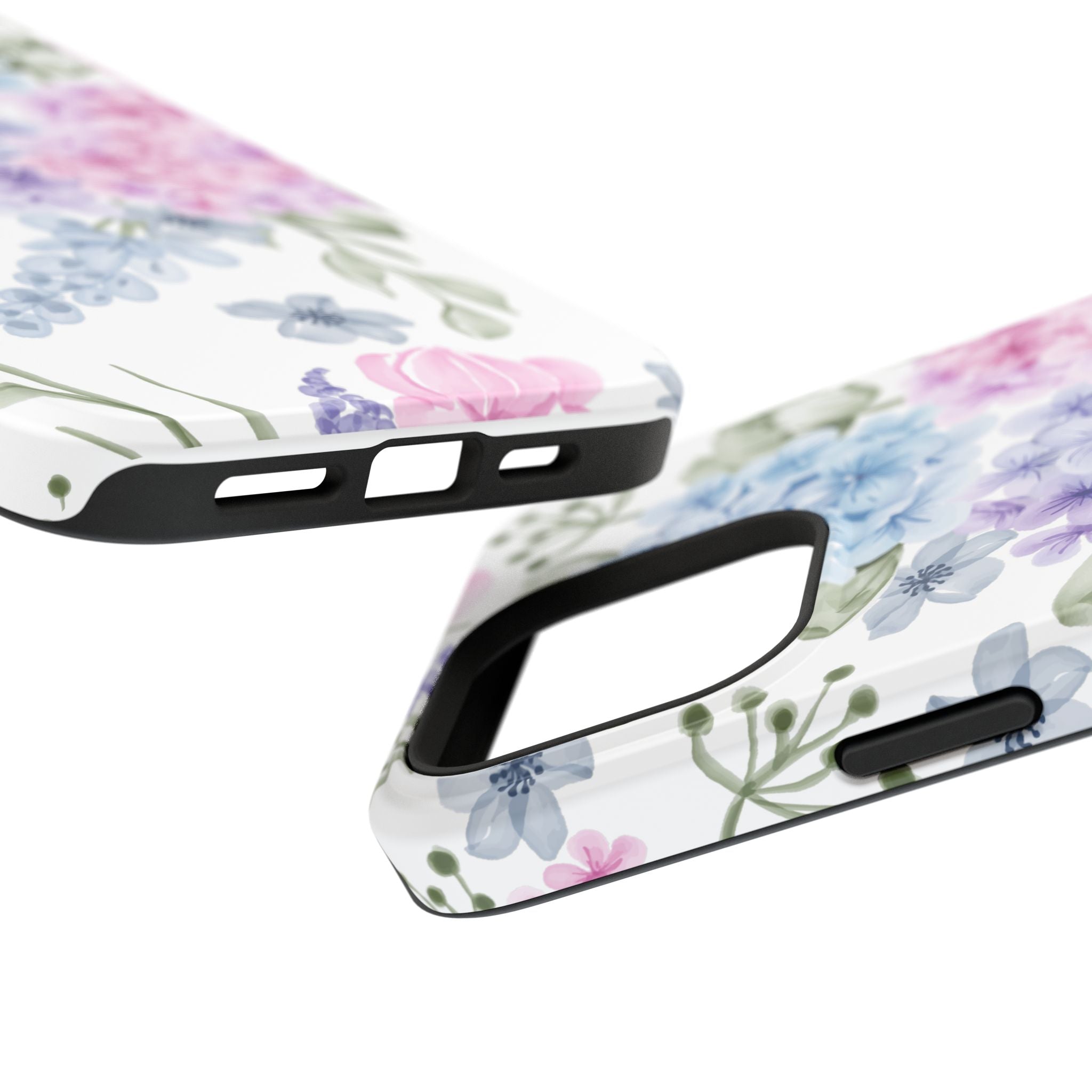 Customizable: Floral Hydrangea Impact-Resistant Phone Case
