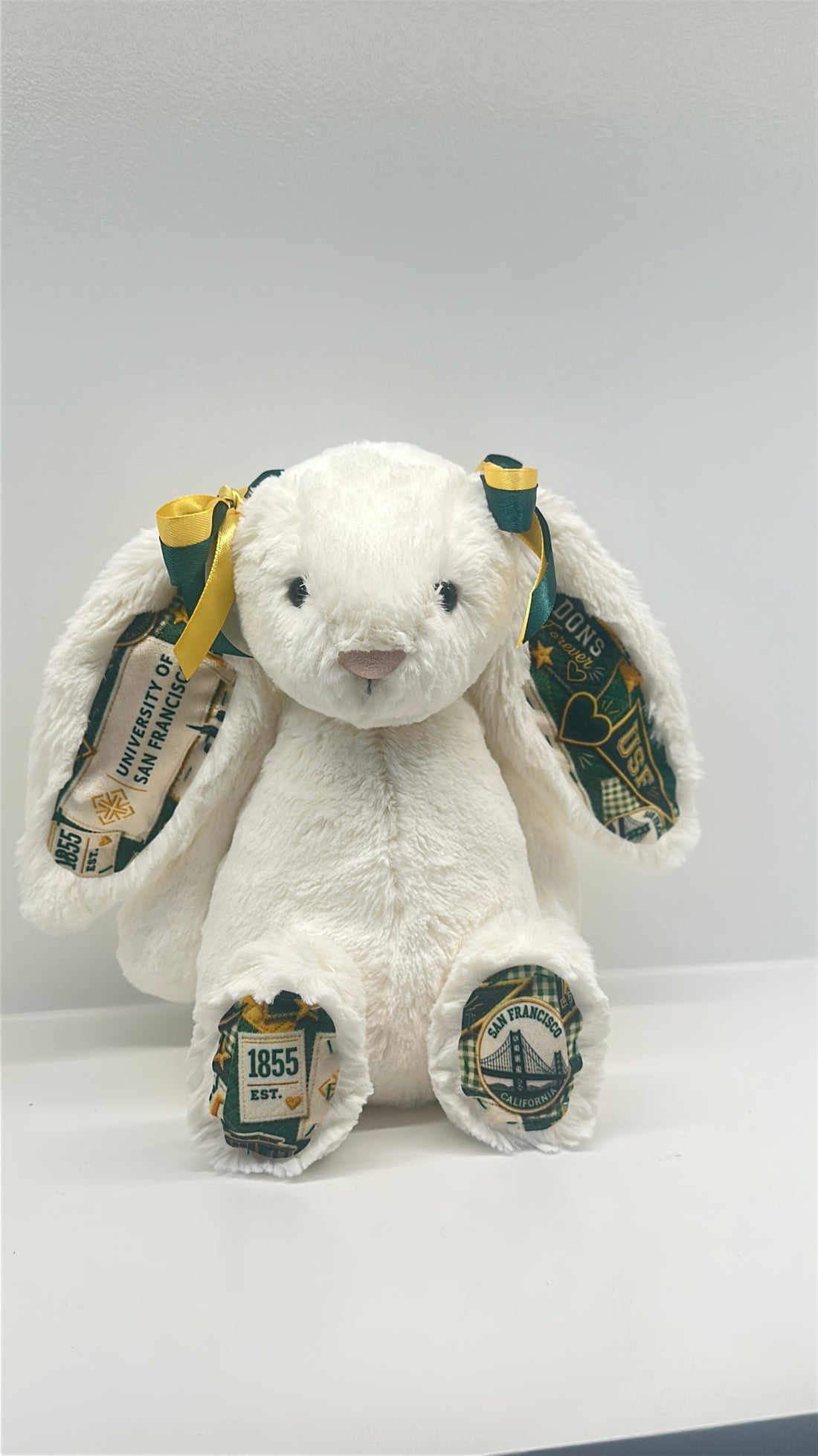 University of San Francisco Custom College Jellycat Bunny