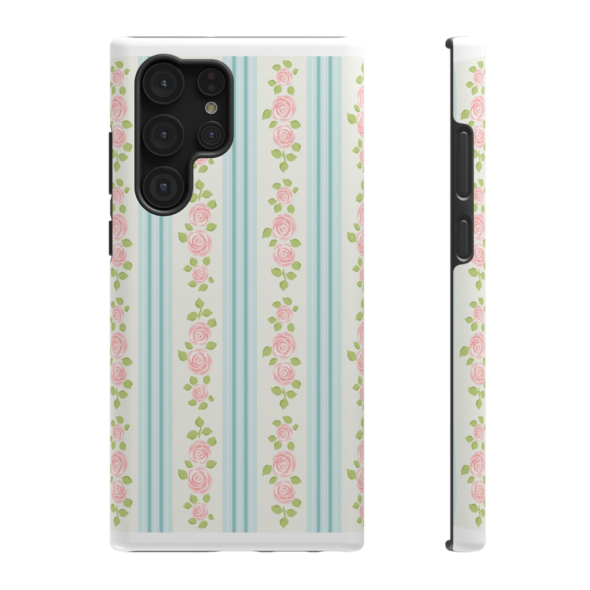 Customizable: Floral Impact-Resistant Phone Case