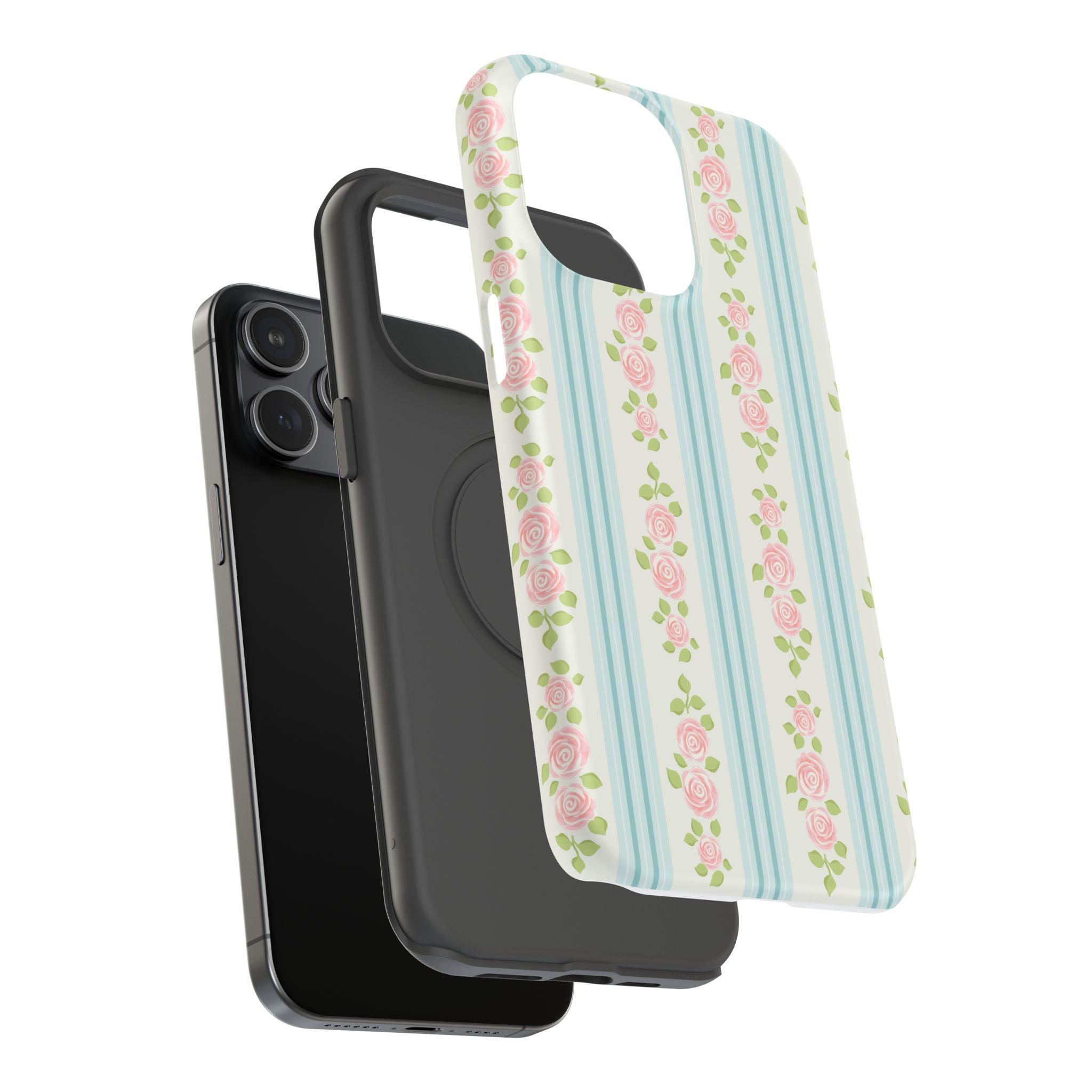 Customizable: Floral Impact-Resistant Phone Case