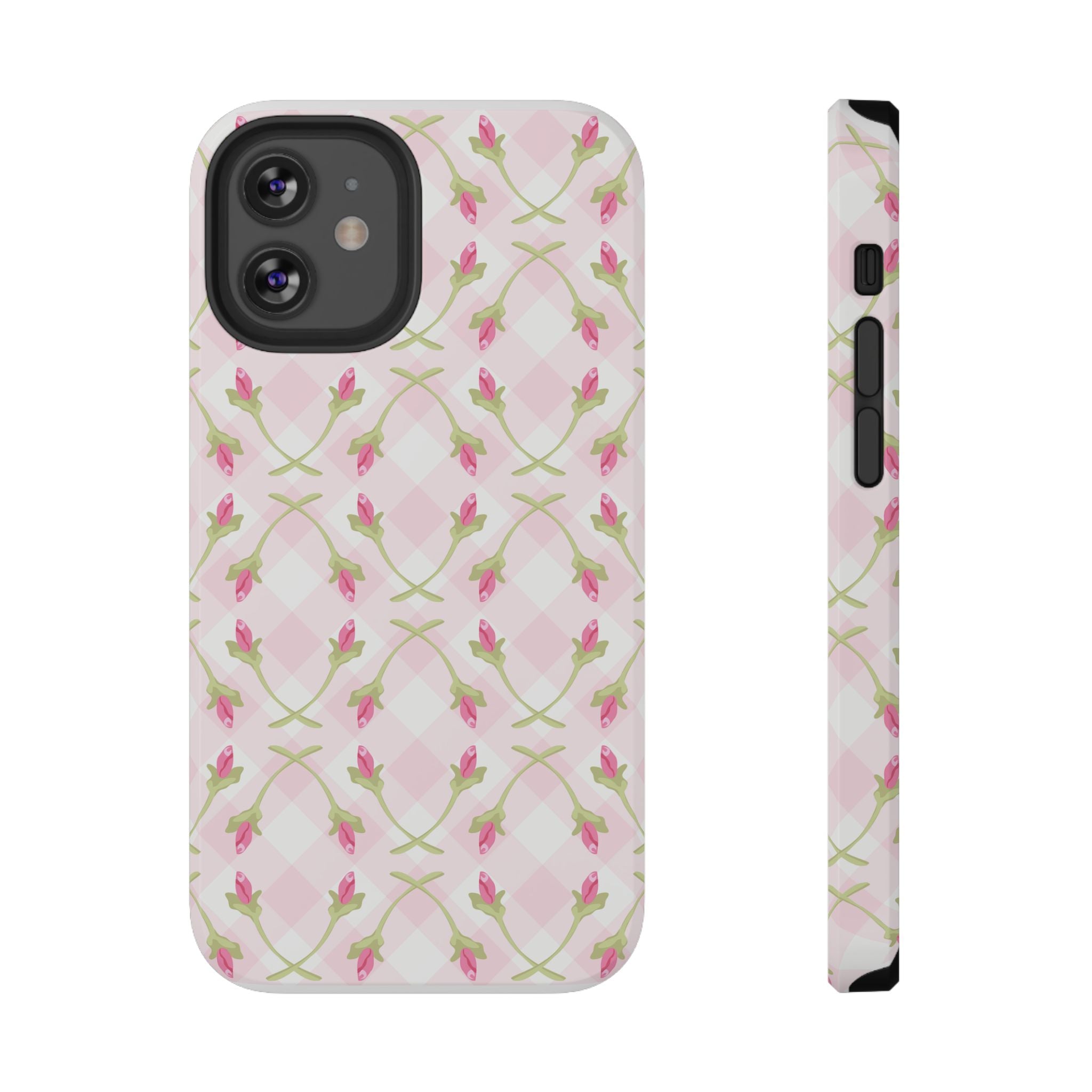 Customizable: Floral Impact-Resistant Phone Case
