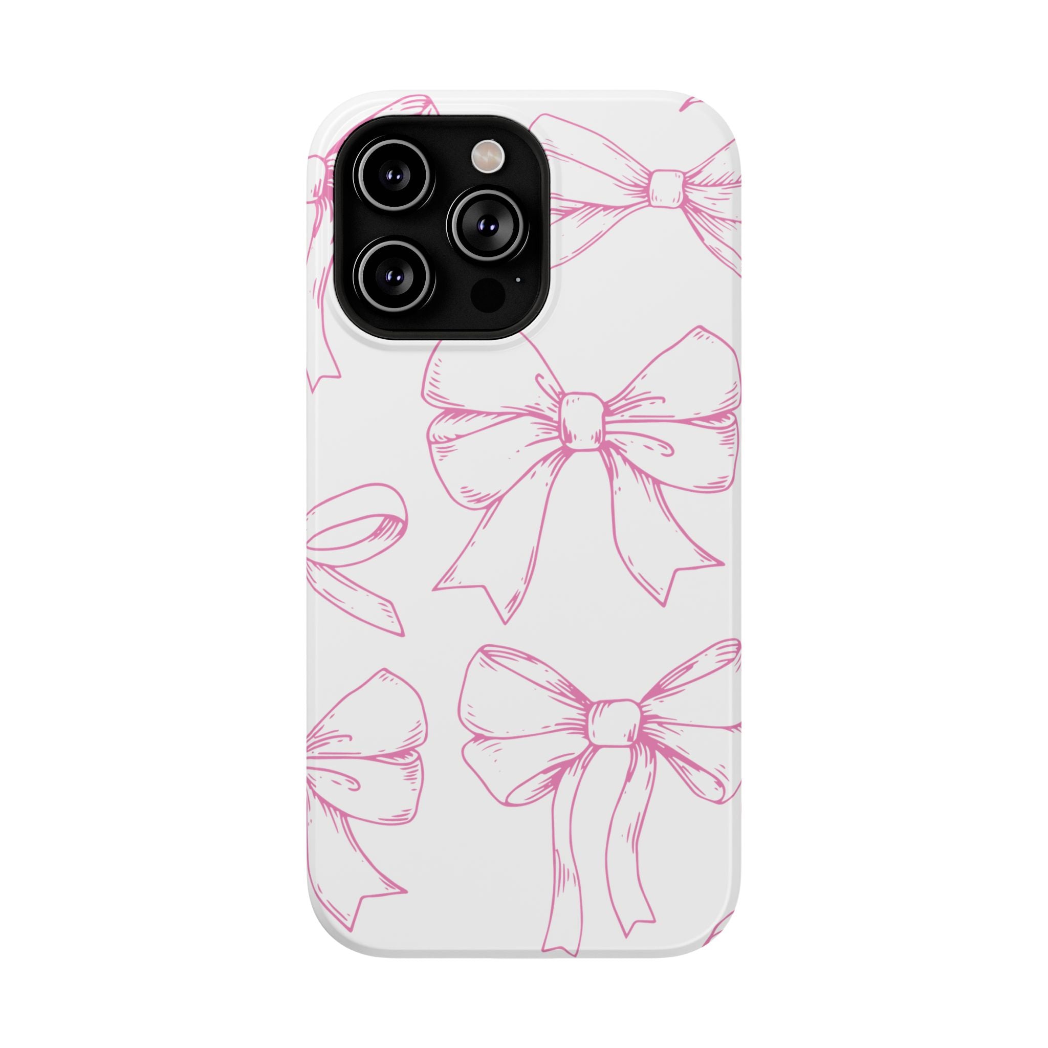 Customizable: Cute Bow Pattern Phone Case