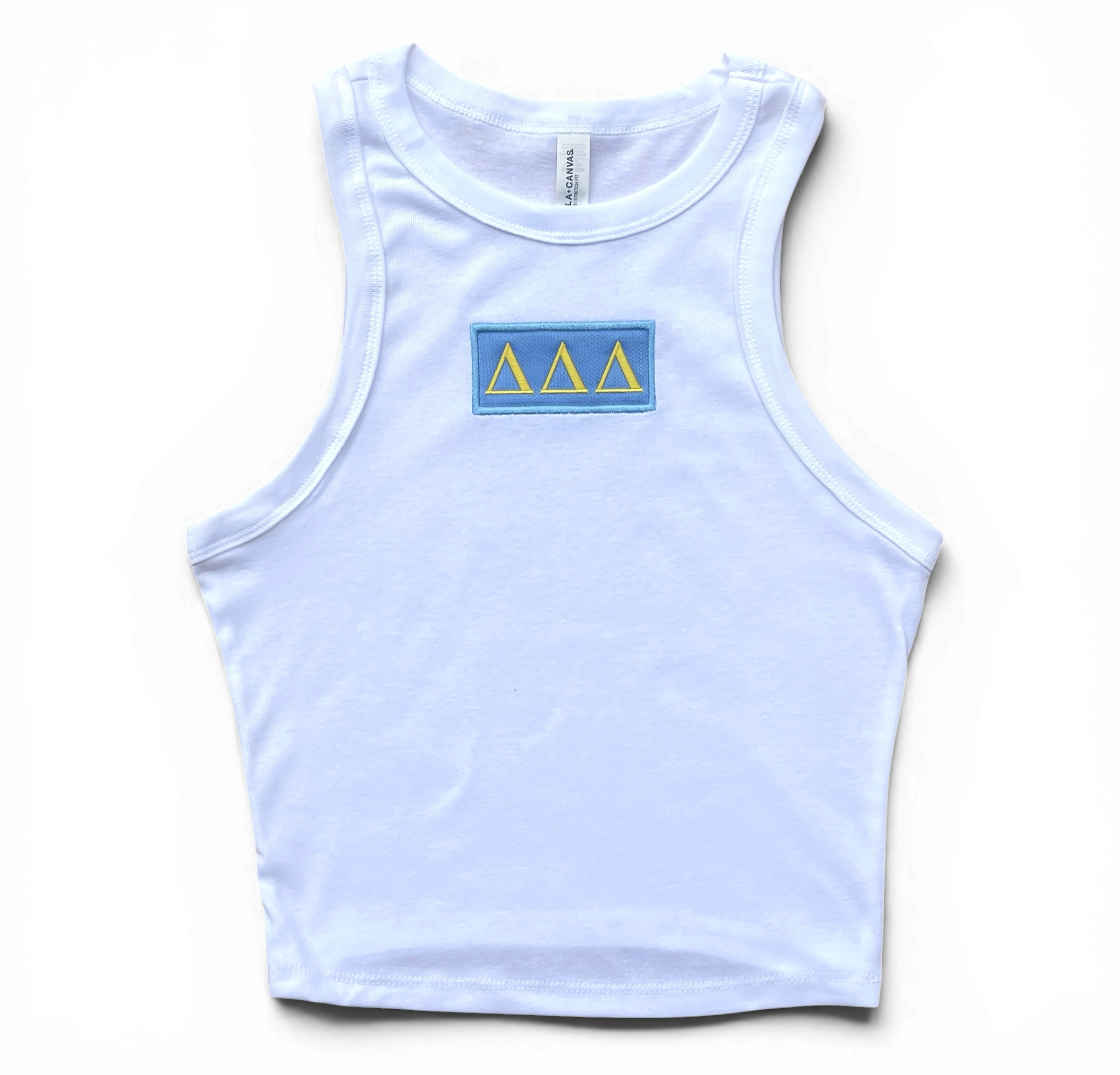 Tri Delta Patch Crop Tank