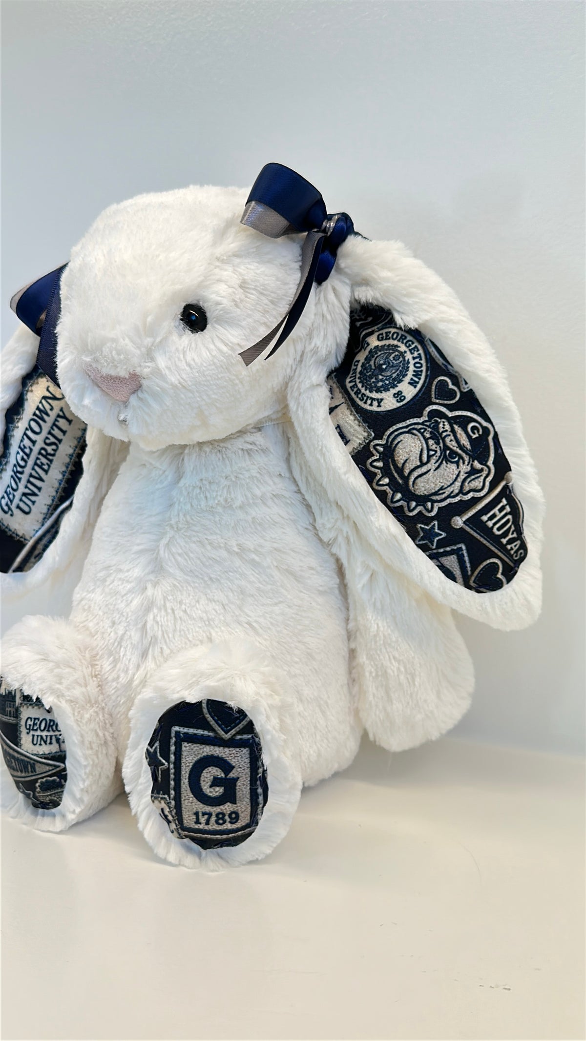 Georgetown University Custom College Jellycat Bunny