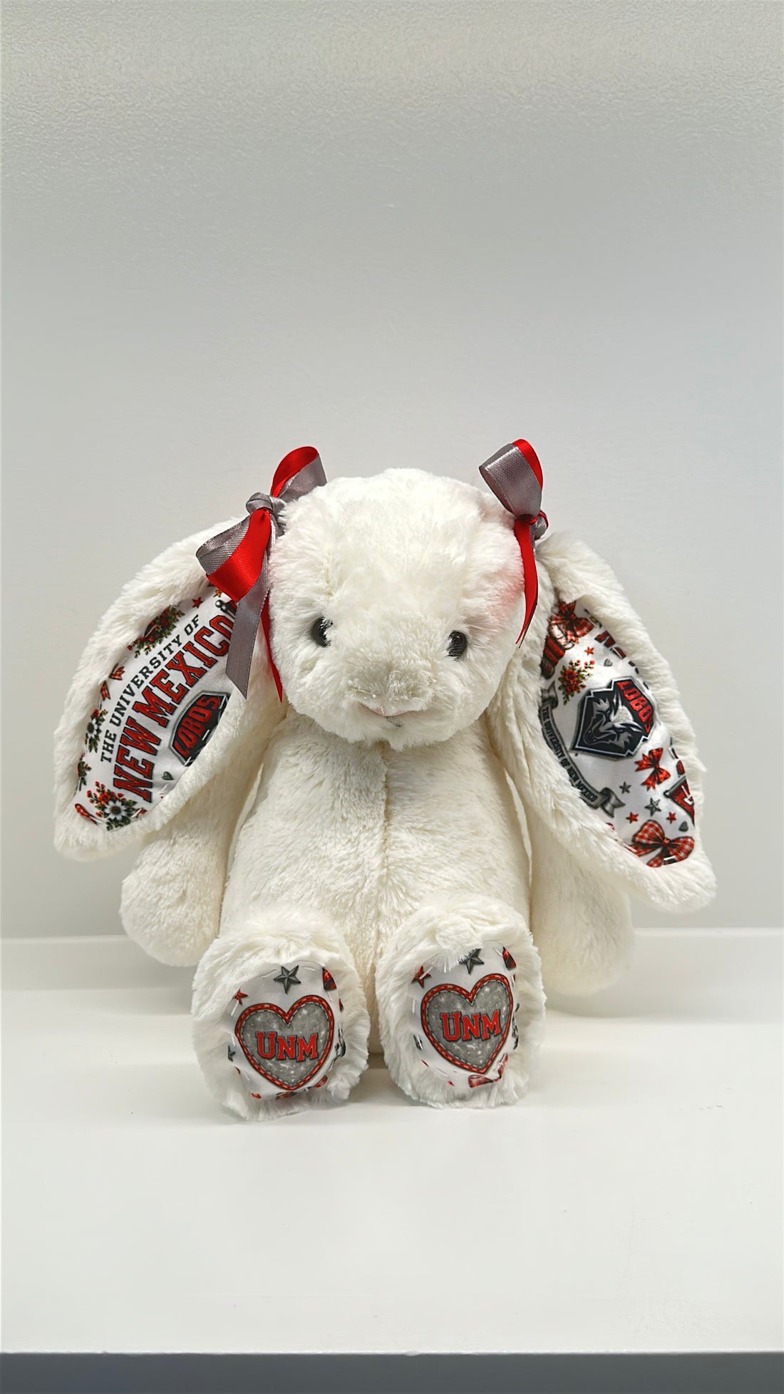 University of New Mexico  Lobos Fully Custom College Jellycat Bunny