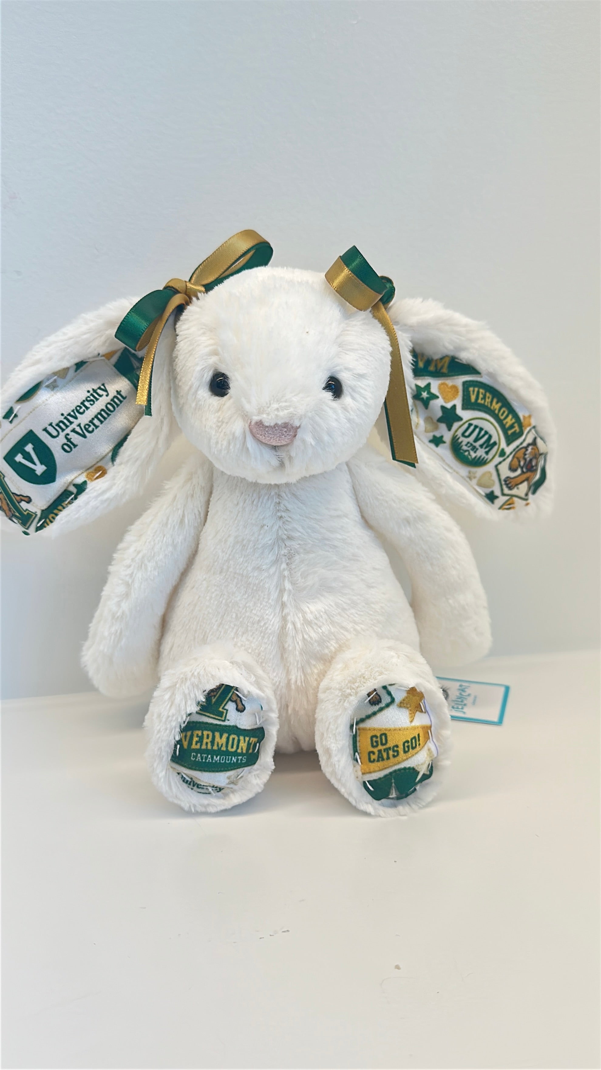 University of Vermont Fully Custom College Jellycat Bunny