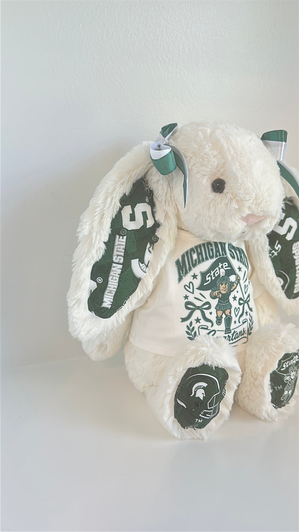 Michigan State University Custom College Jellycat Bashful Bunny