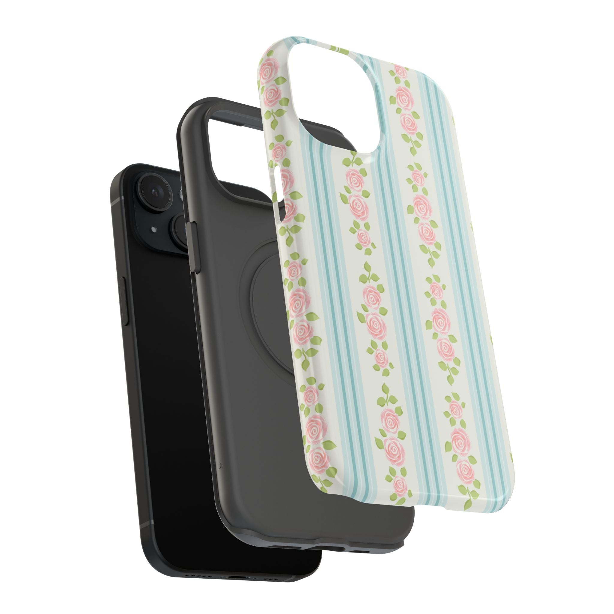 Customizable: Floral Impact-Resistant Phone Case
