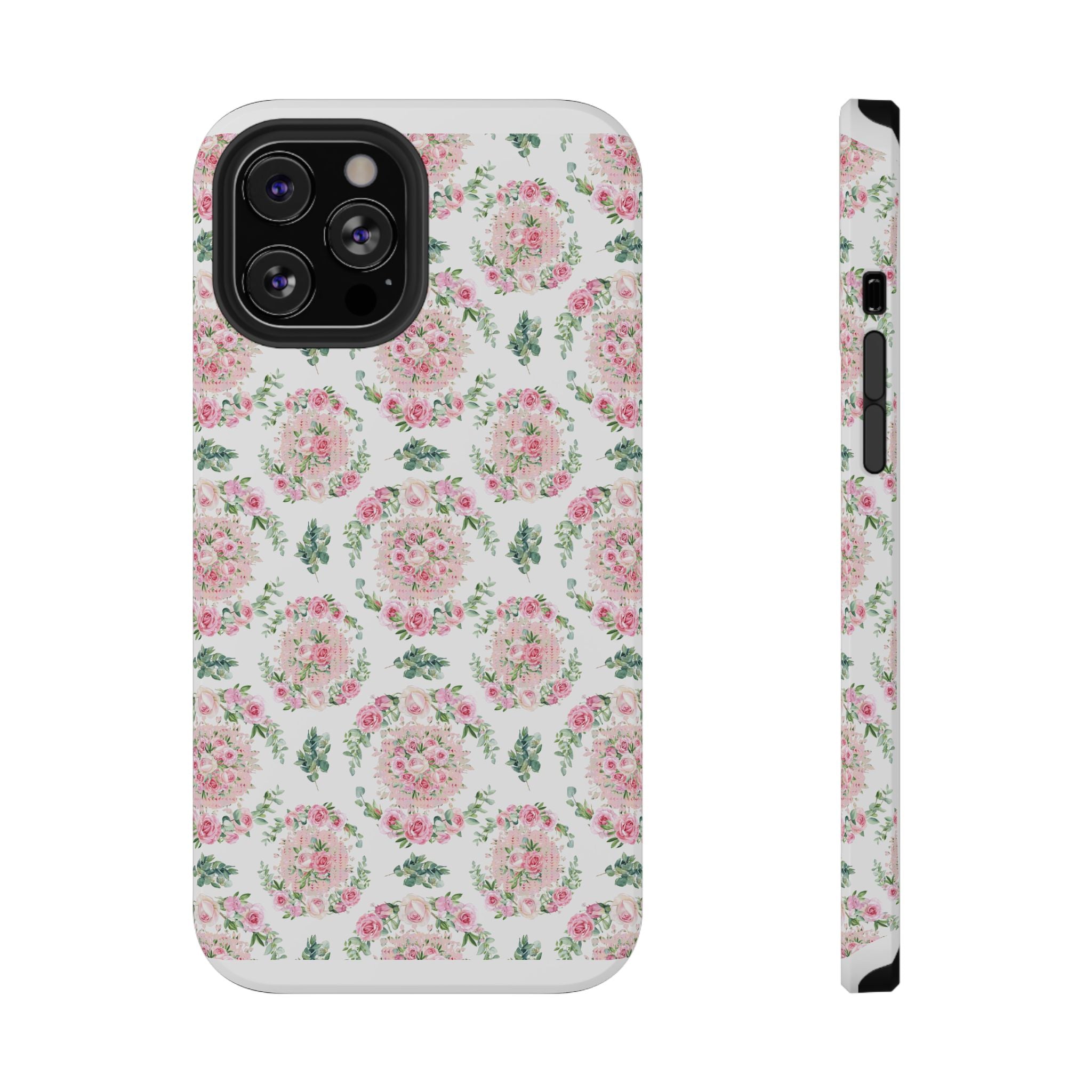 Customizable: Floral Impact-Resistant Phone Case