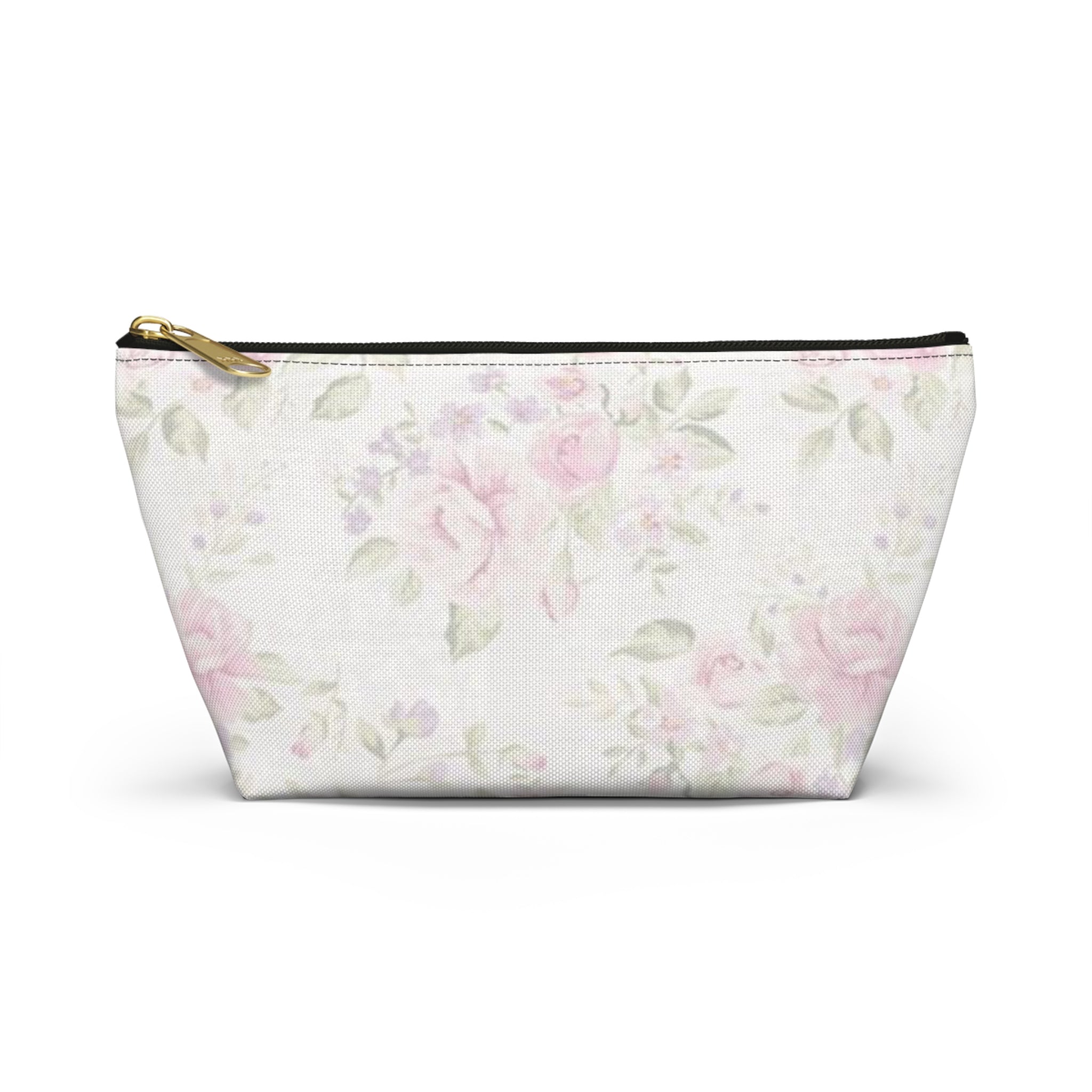 Floral Accessory Pouch, Makeup Bag, Travel Organizer, Gift for Her, Cosmetic Case, Floral Print Pouch