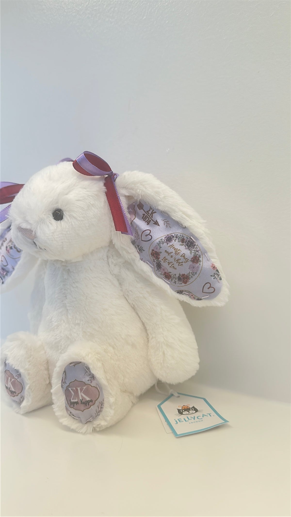 Sigma Kappa Fully Custom Jellycat Bunny