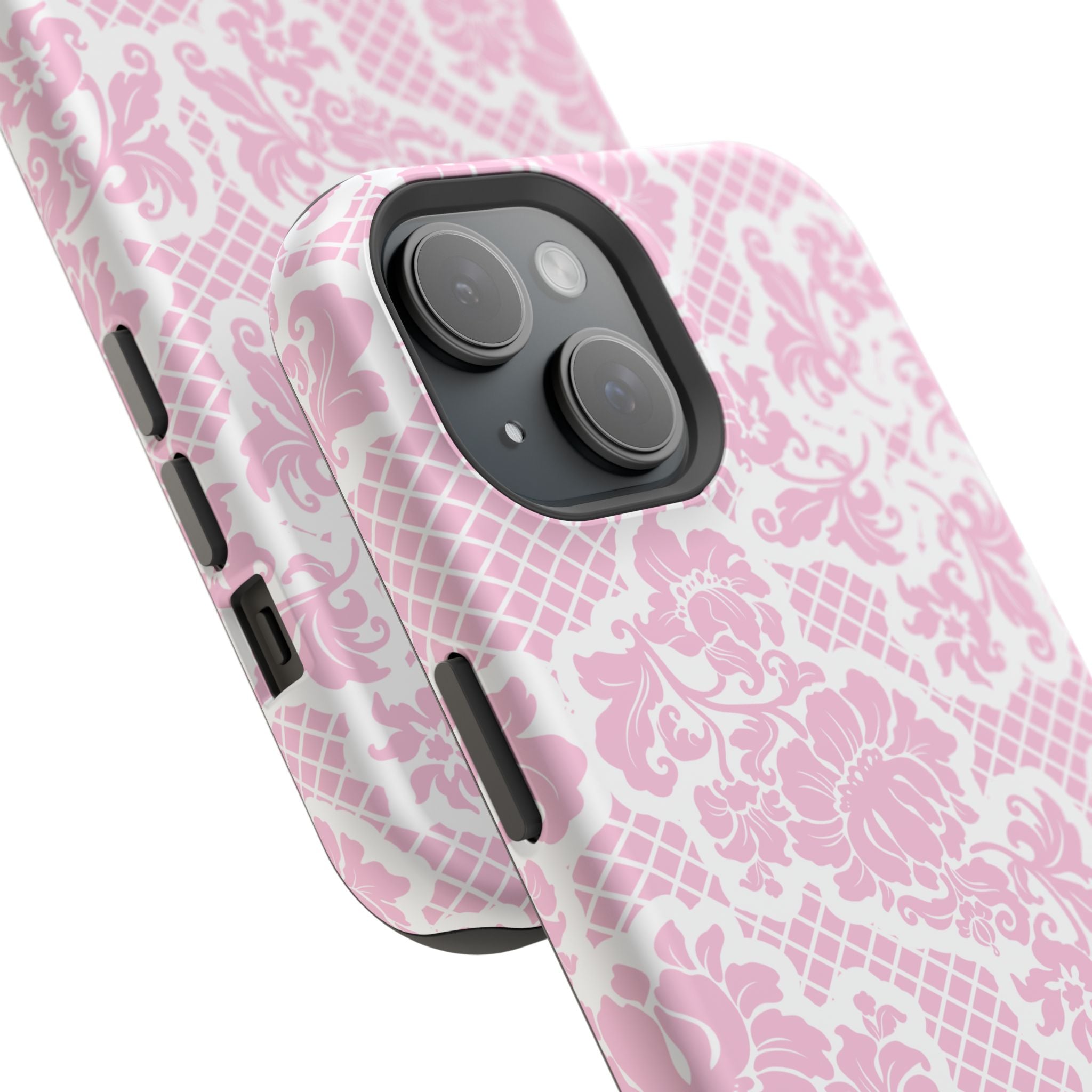 Customizable: Pink Lace Inspired Elegantly Chic Impact-Resistant Case