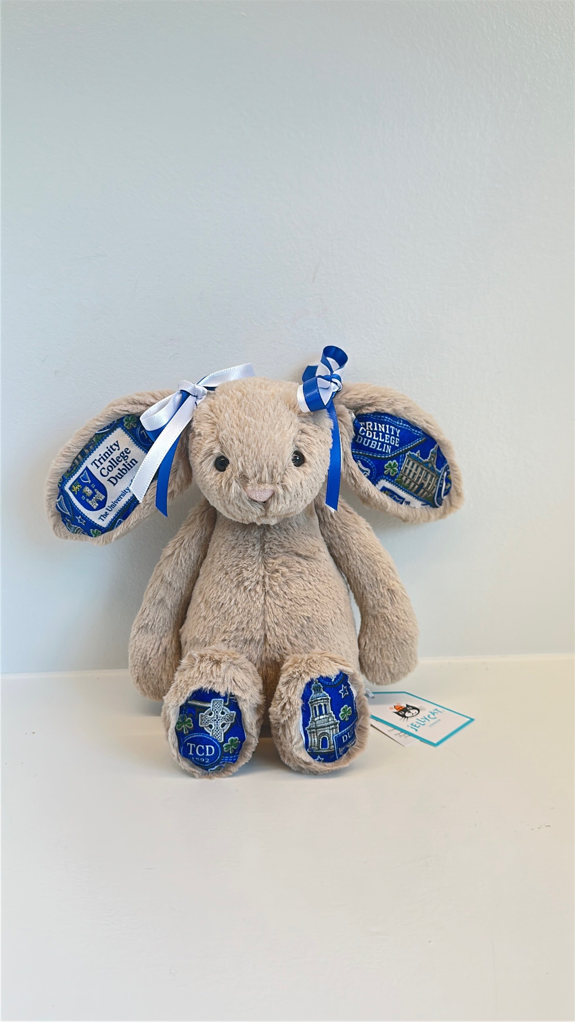 Trinity College Dublin Custom College Jellycat Bunny
