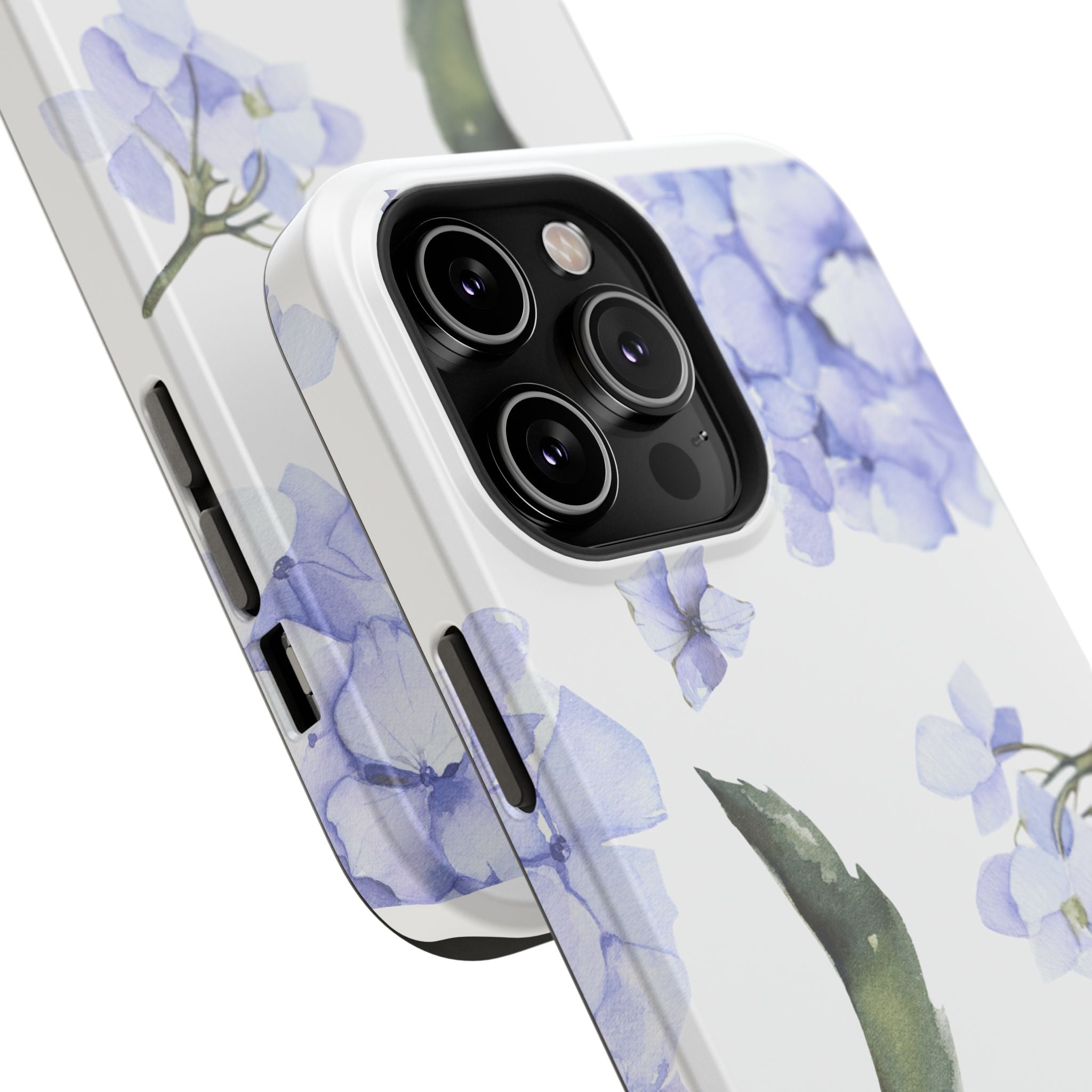 Customizable: Floral Purple Hydrangea Impact-Resistant Phone Case