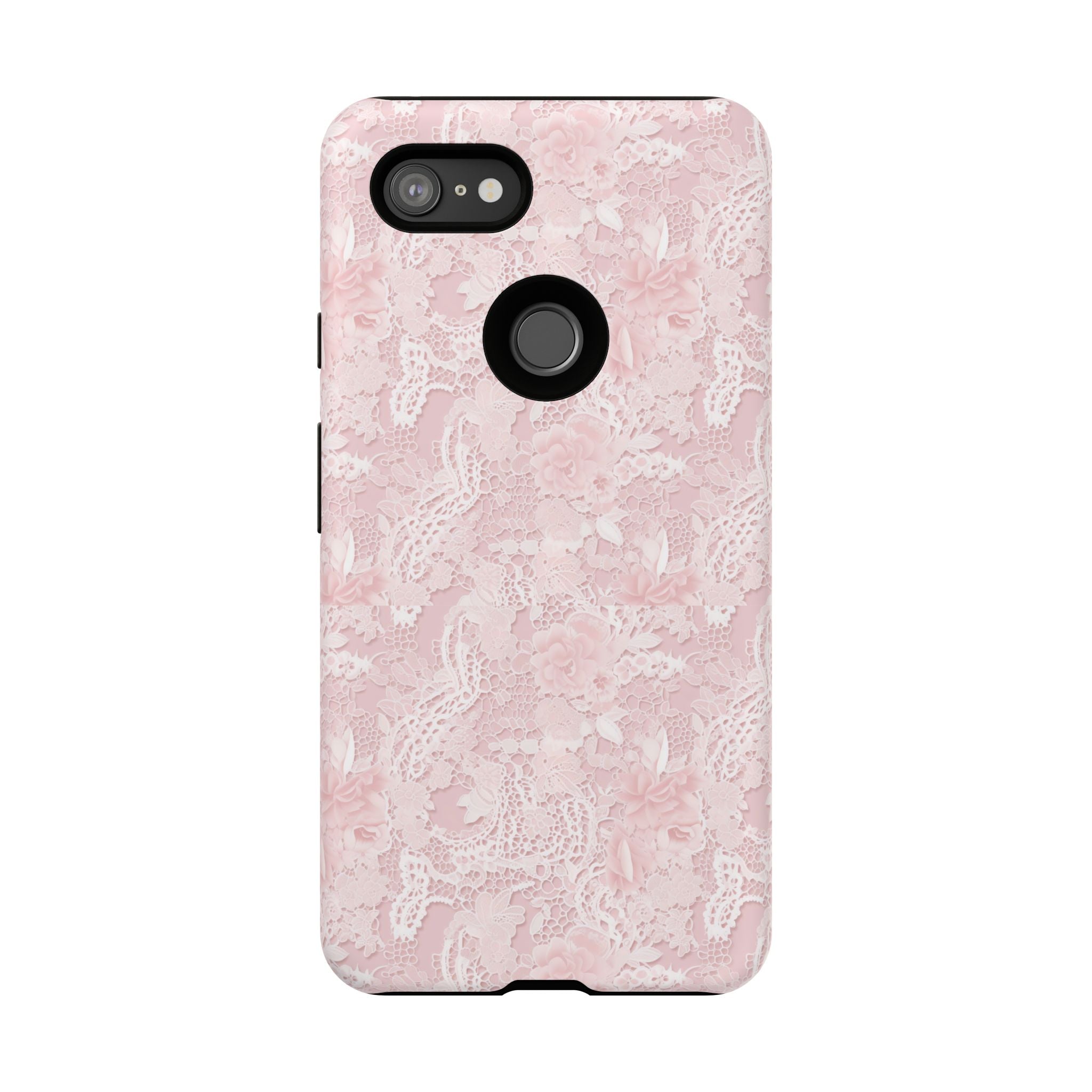 Customizable: Pink Floral Phone Case, Stylish Tough Cases, Unique Gift for Her, Cute Phone Accessories, Floral Tech Cover