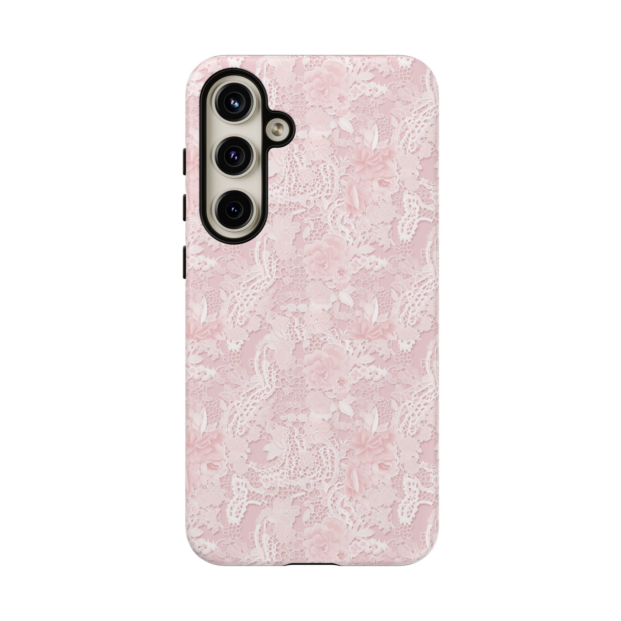 Customizable: Pink Floral Phone Case, Stylish Tough Cases, Unique Gift for Her, Cute Phone Accessories, Floral Tech Cover