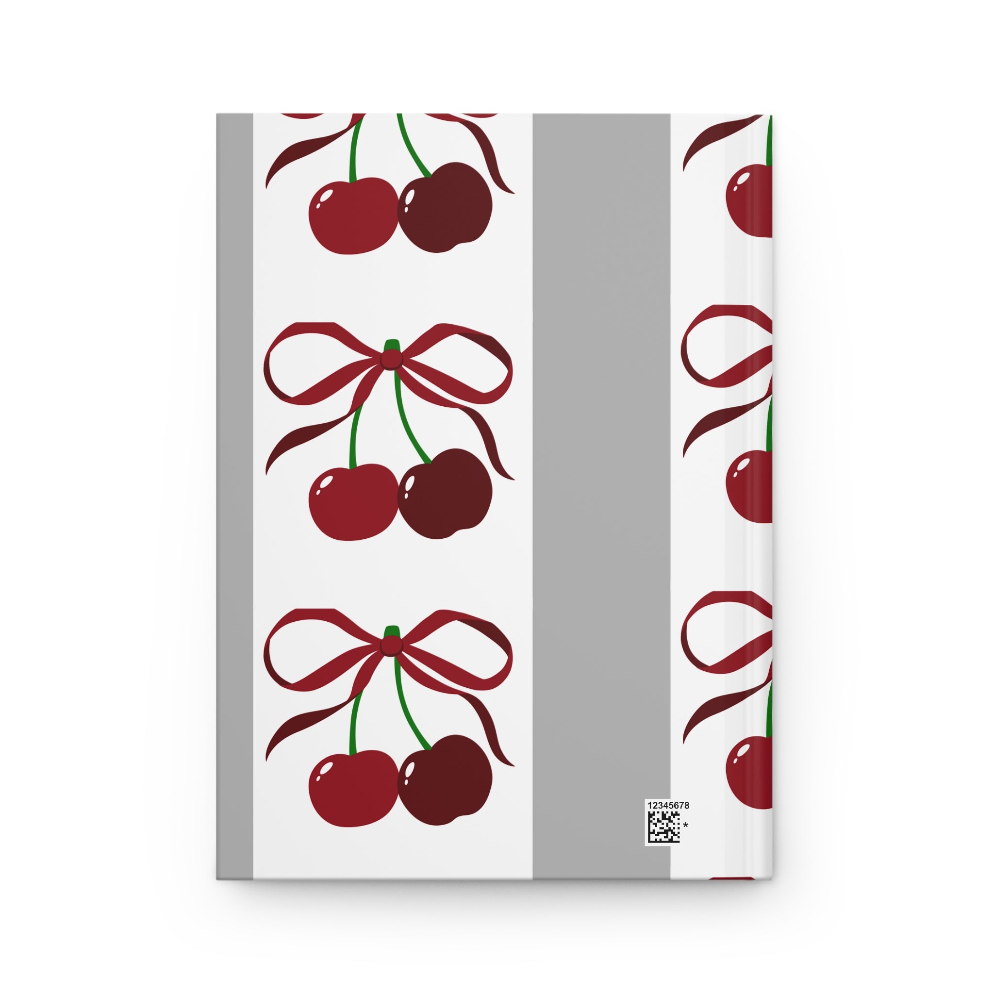 Customizable: Cherry Blossom Hardcover Journal, Cute Cherry Notebook, Gift for Writers, Journaling, Cherry Inspired Stationery, Cherry Decor