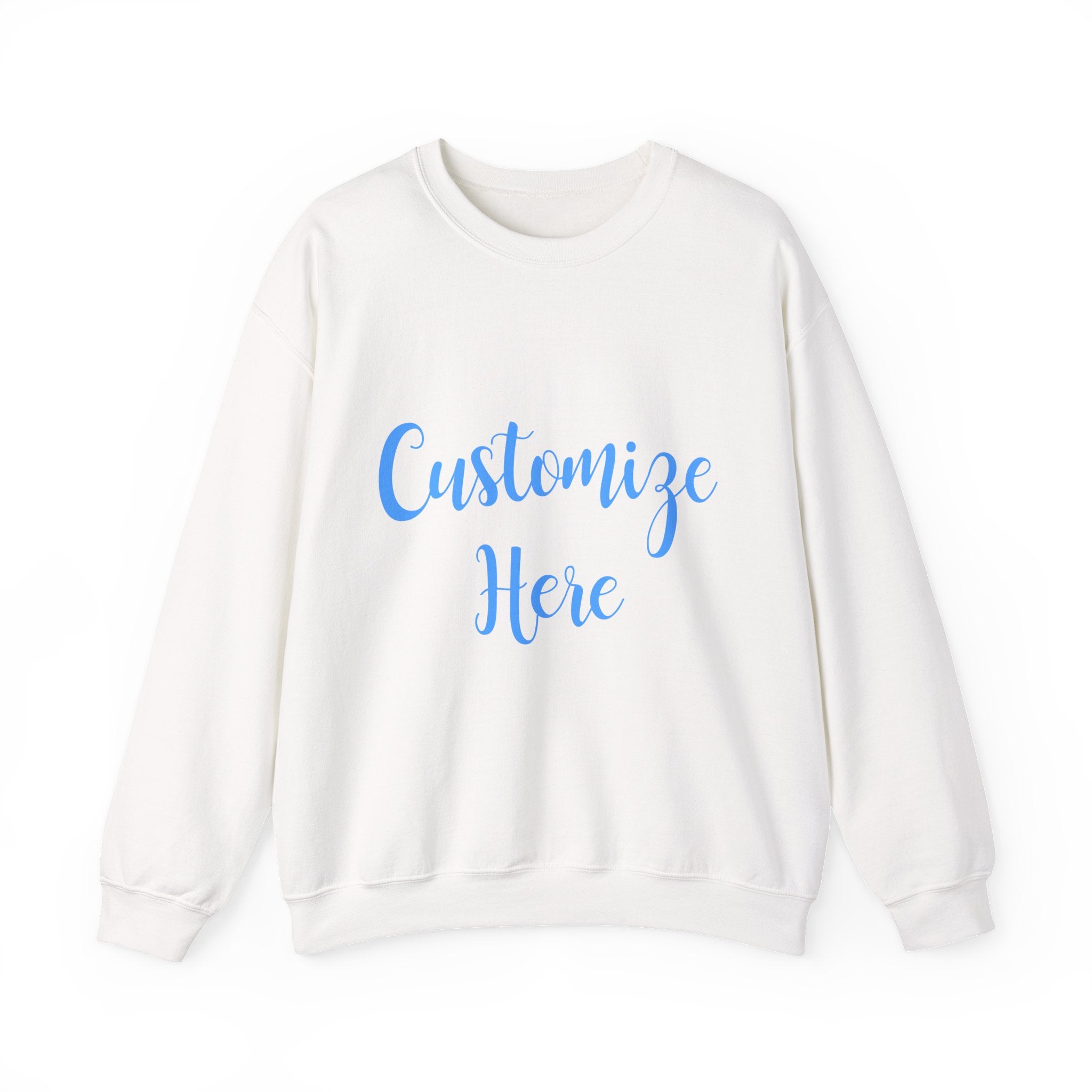 Customizable Light Blue Gameday Crewneck Sweatshirt | College Apparel, Game Day Hoodie, Sports Fan Gear, Customize to Say Anything you Want